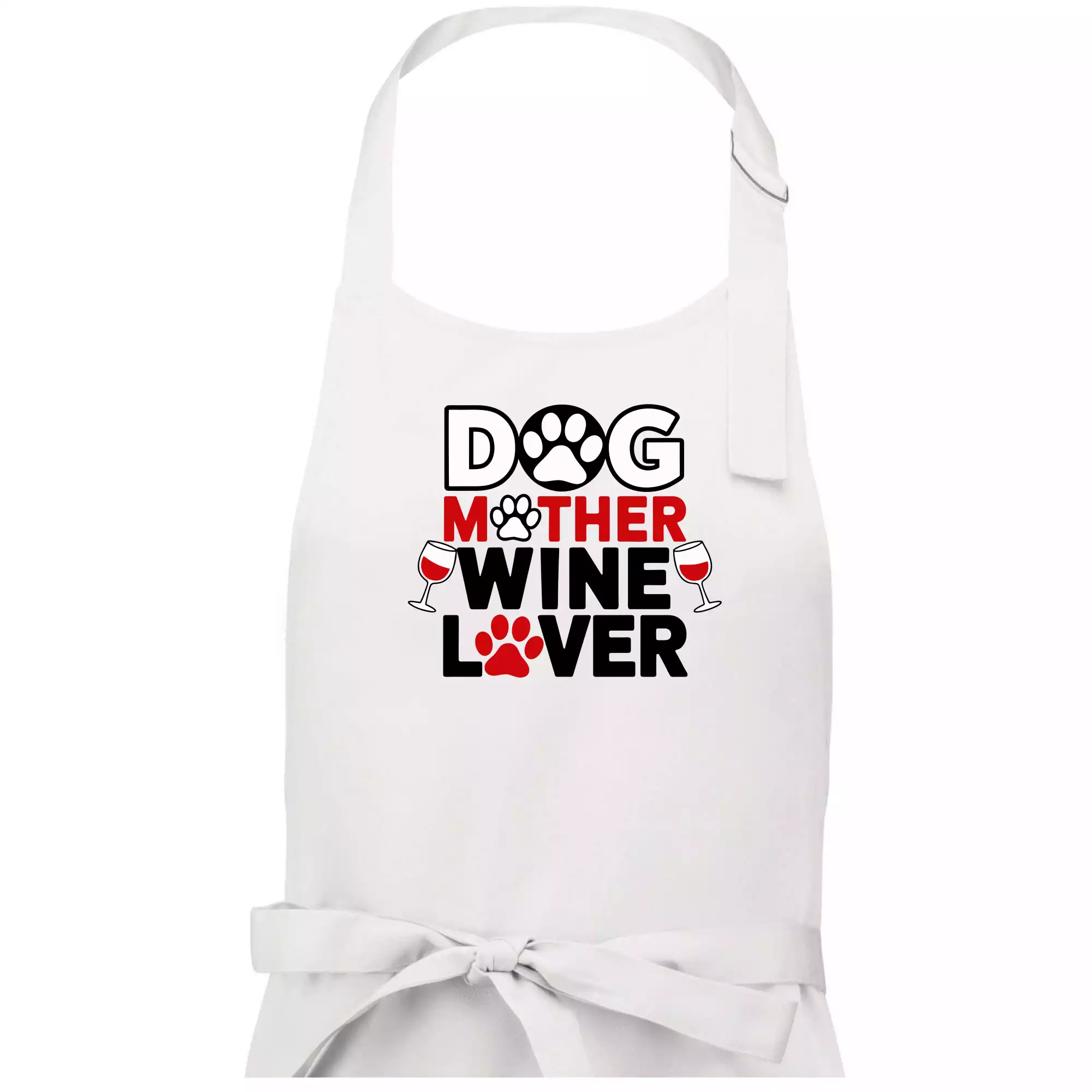 Dog mother wine lover