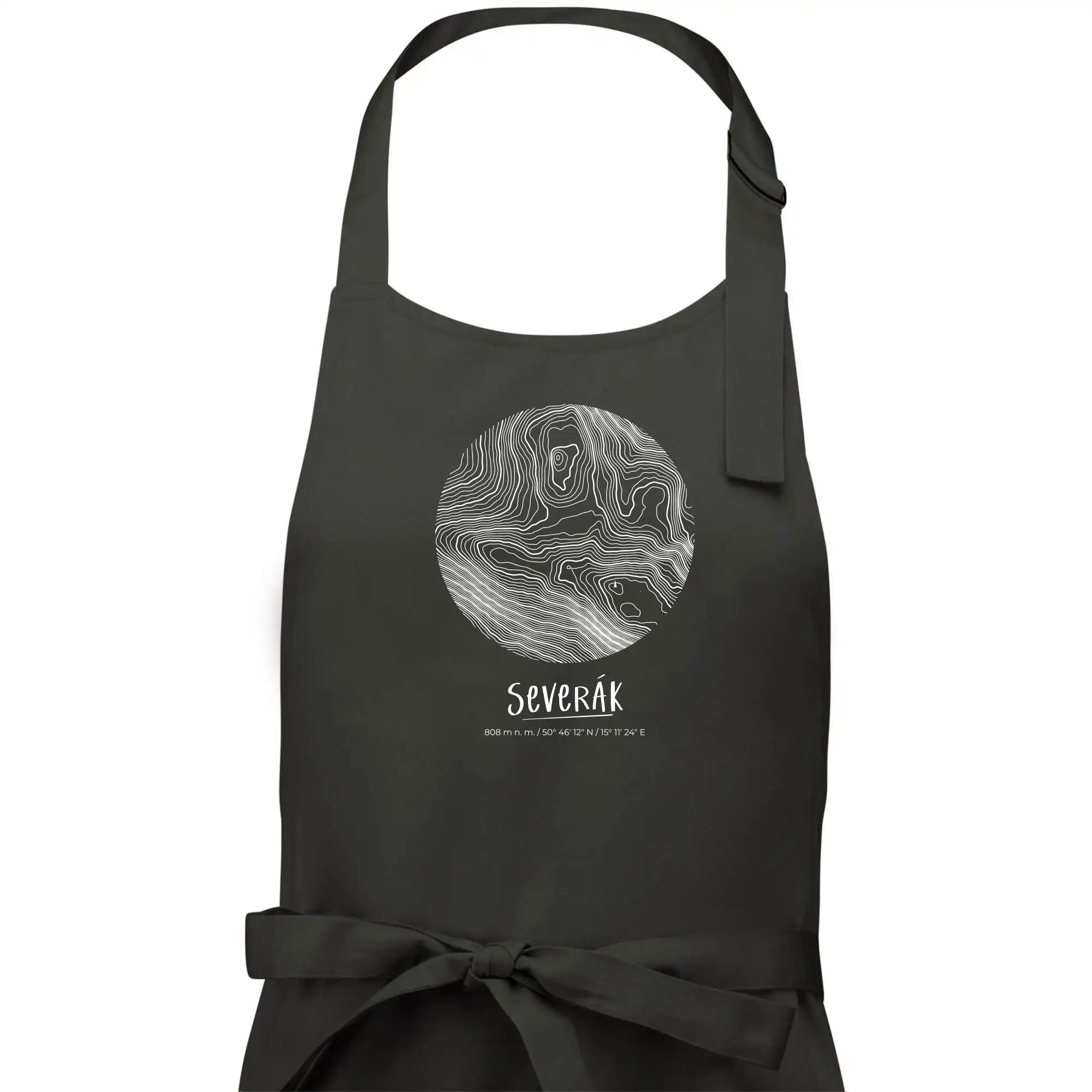 Severák - vrstevnice v kruhu