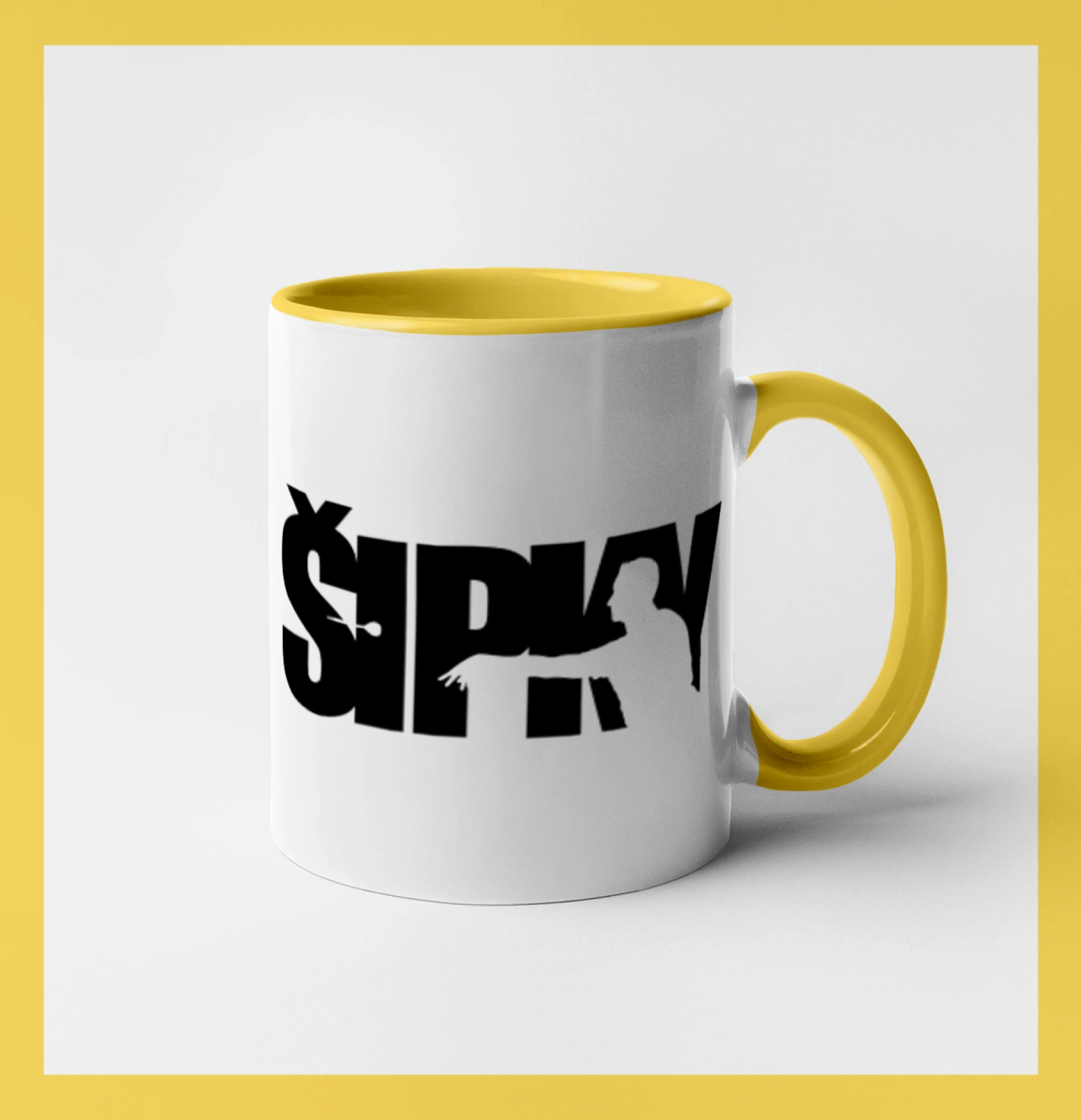 Šipky - nápis se šipkařem