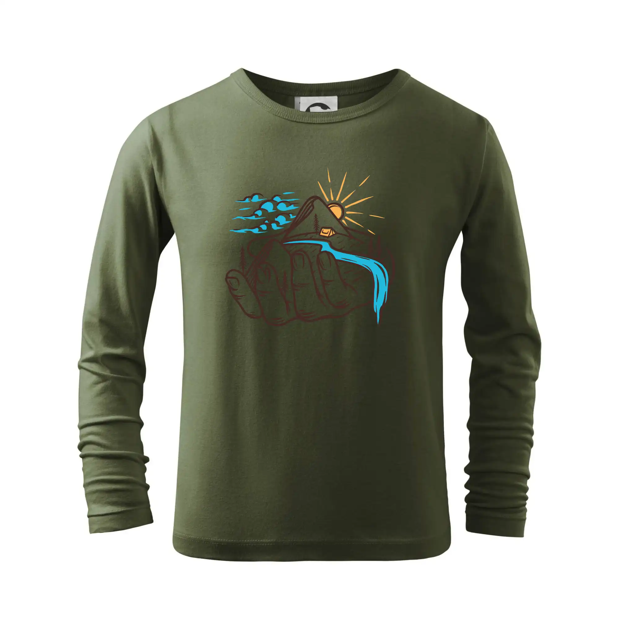 Trička pre cestovateľov - Hory ako na dlani - Tričko detské Long Sleeve