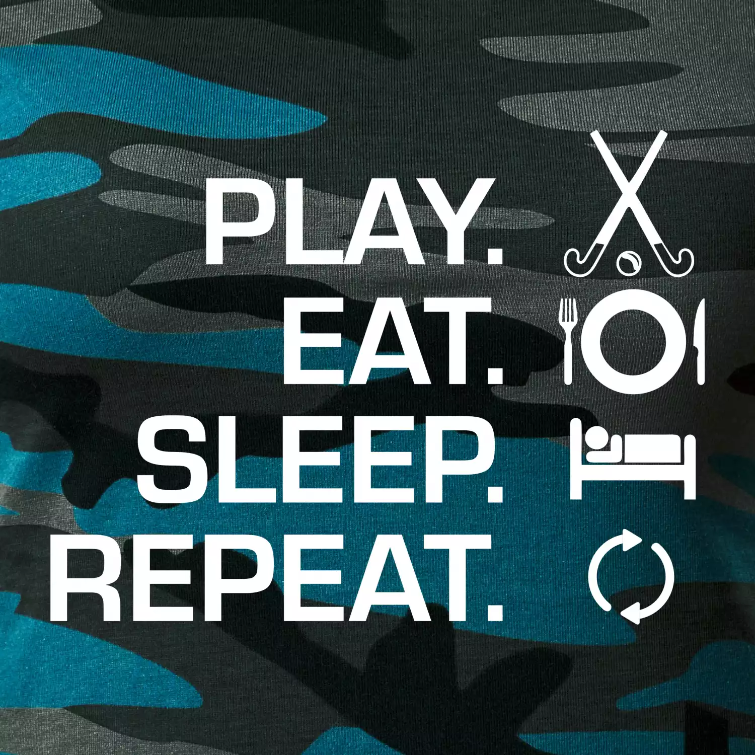 Play eat sleep repeat pozemní hokej
