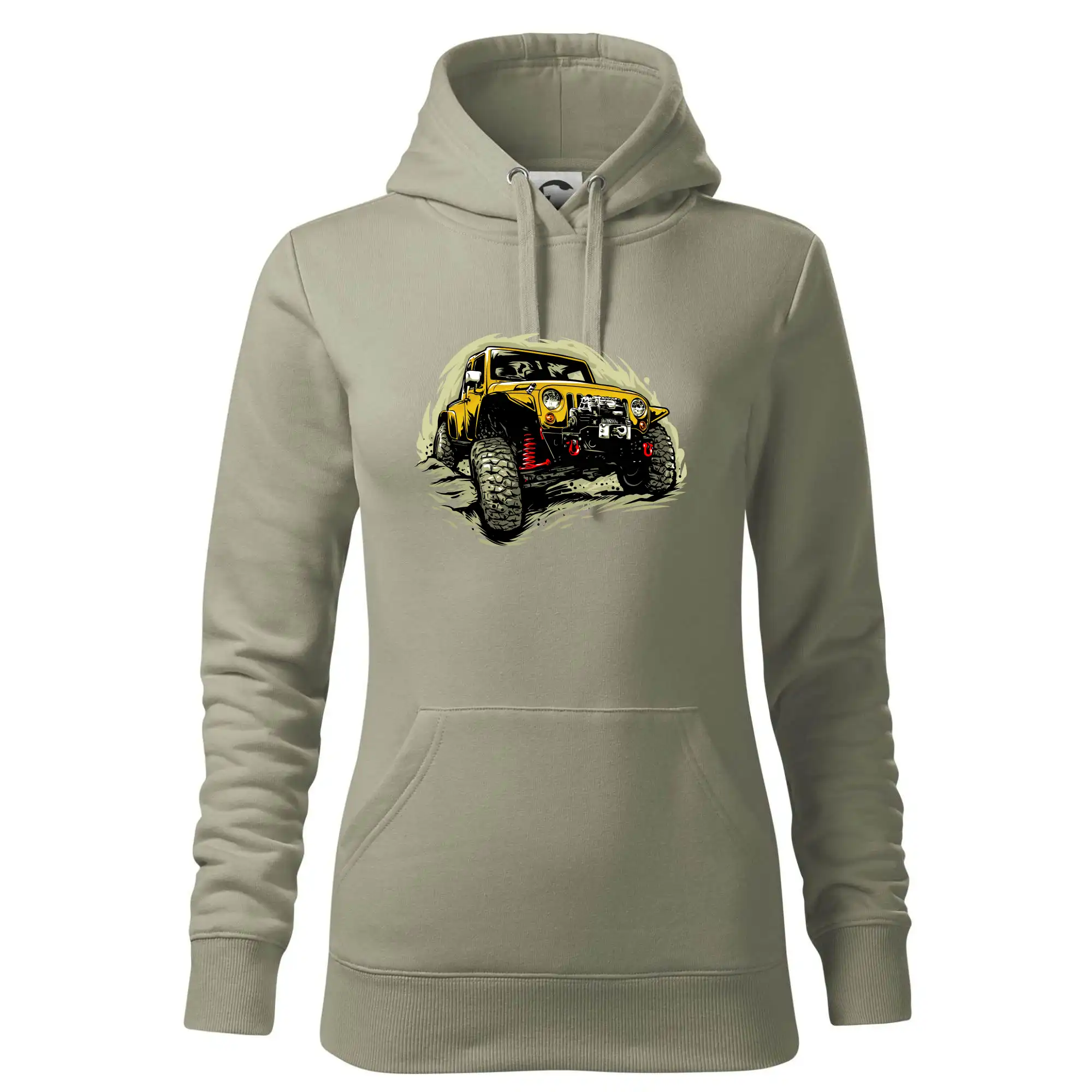 Žlutý offroad s navijákem