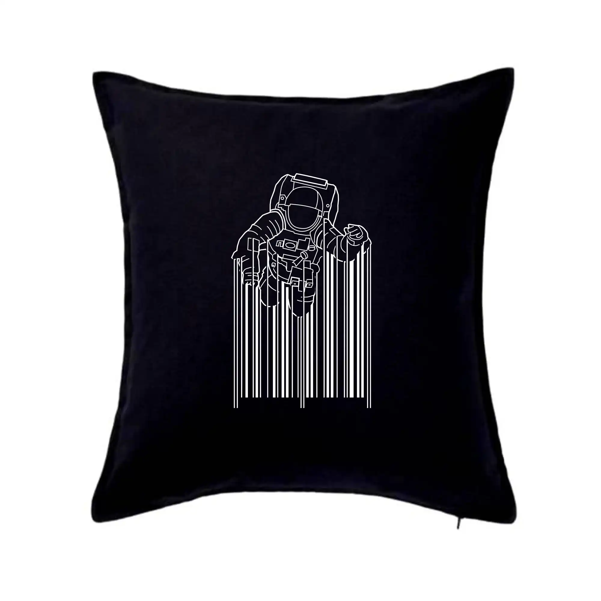 Vesmirne tričká - Astronaut - čiarový kód - Vankúš 50x50