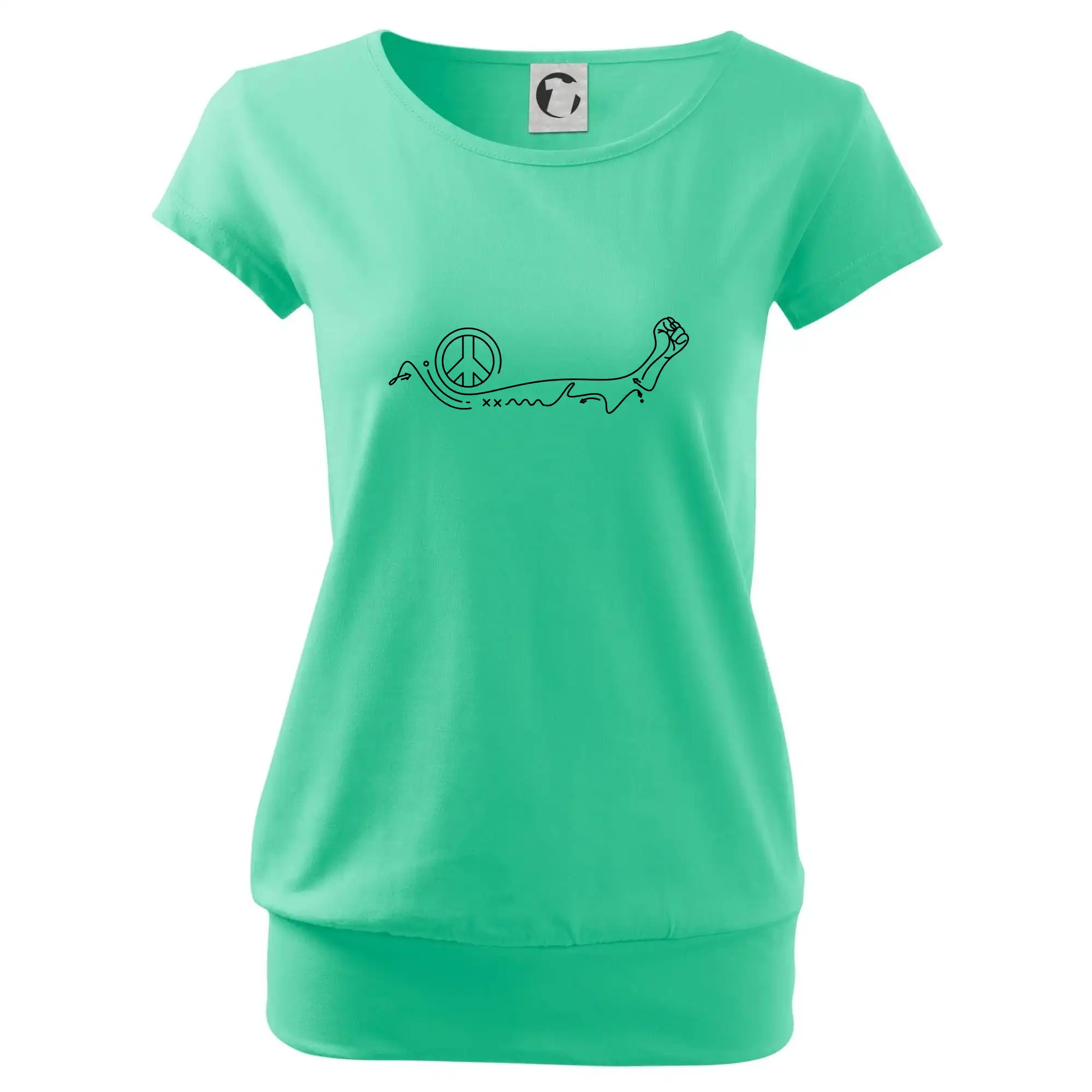 Pěst a symbol míru