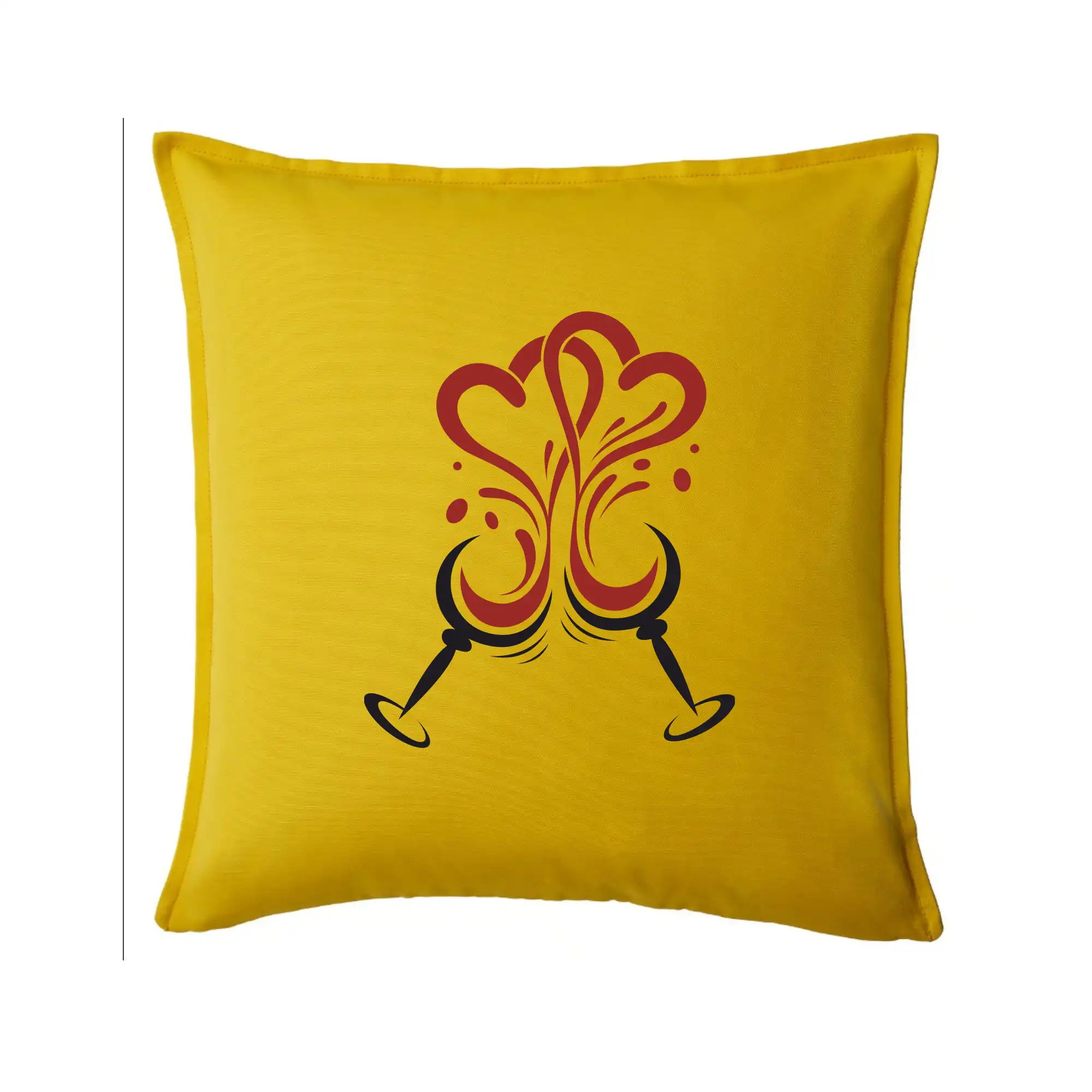 Víno je láska kulaté skleničky