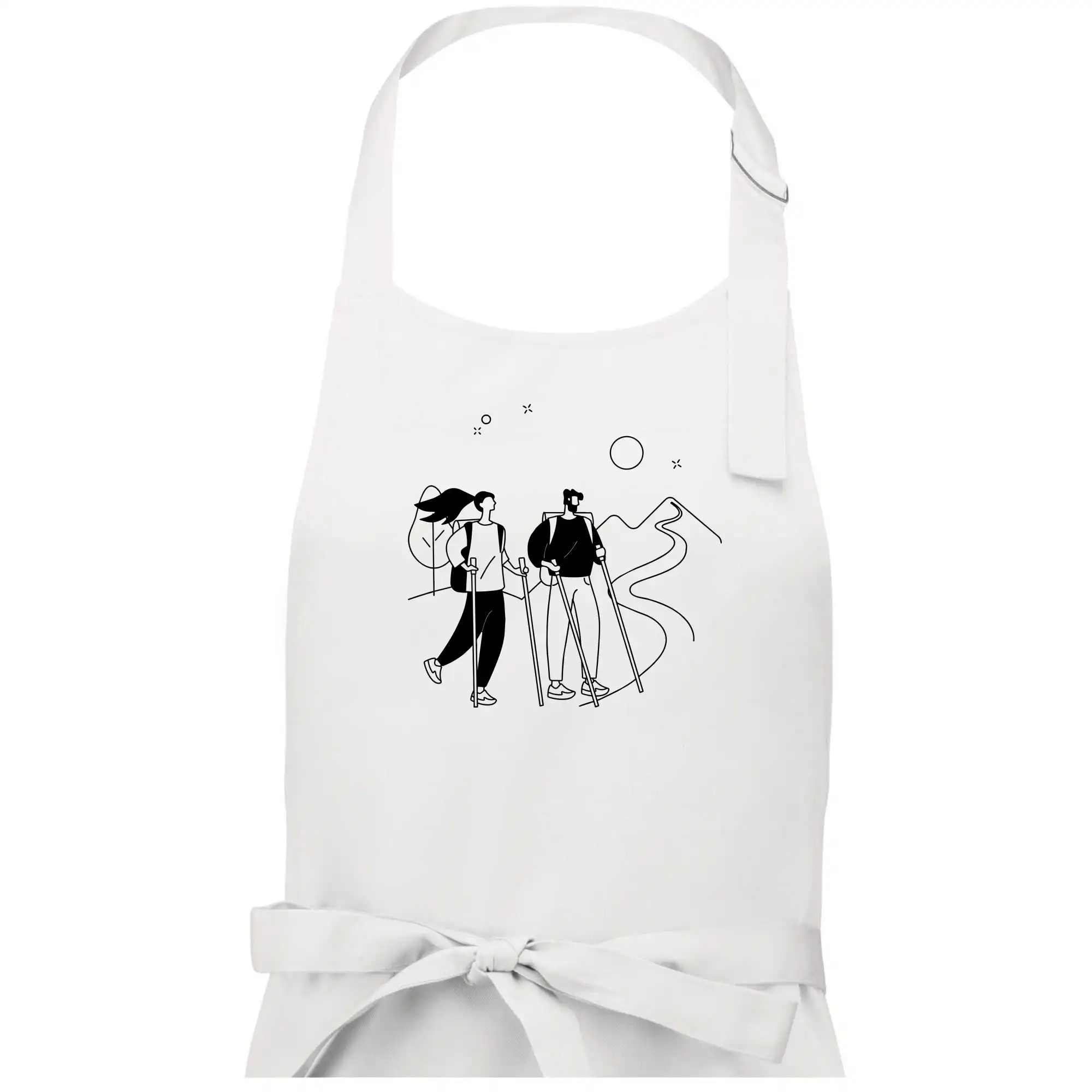 Kreslený pár na výletě