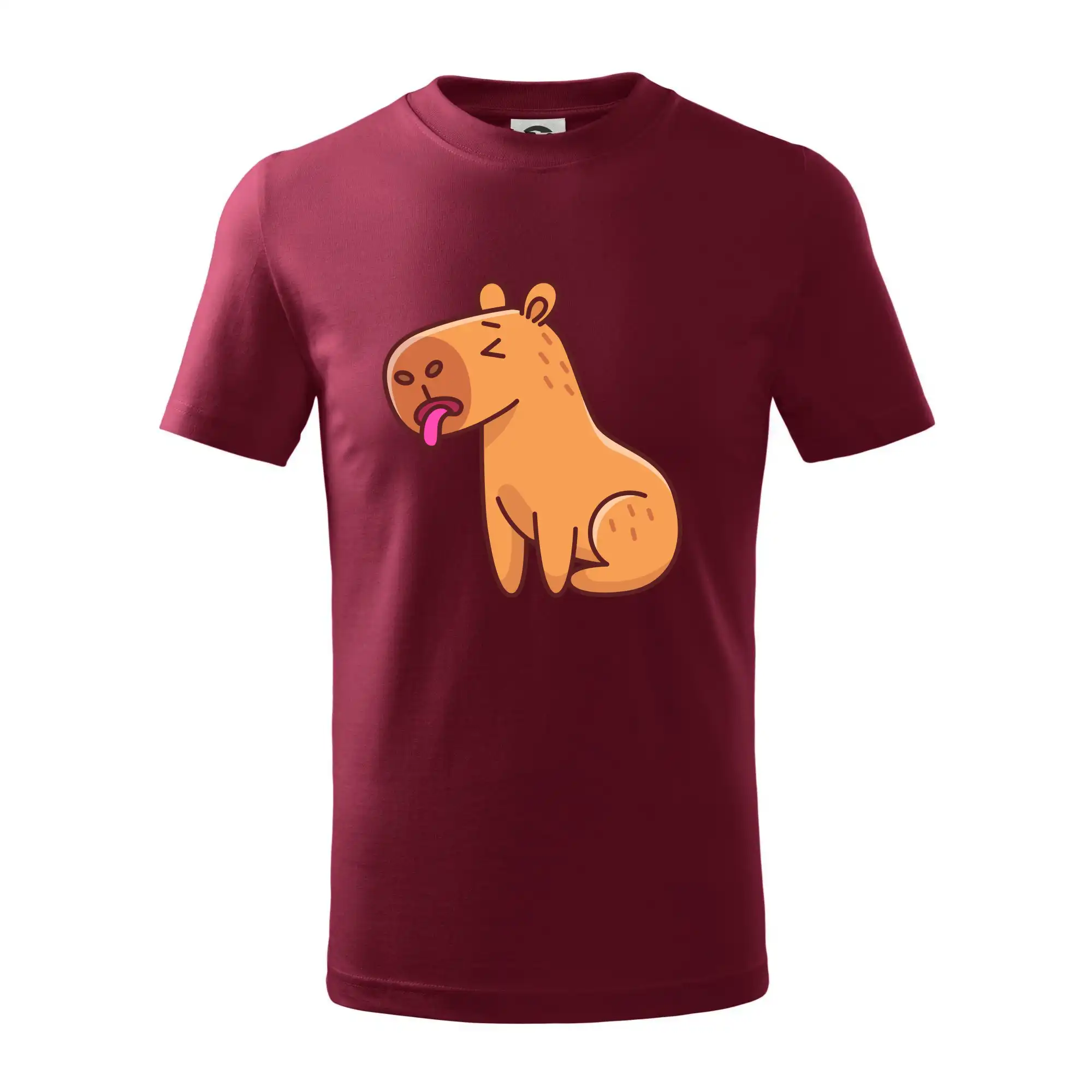 Tričká so zvieratami - Unavená kapybara - Tričko detské bavlnené
