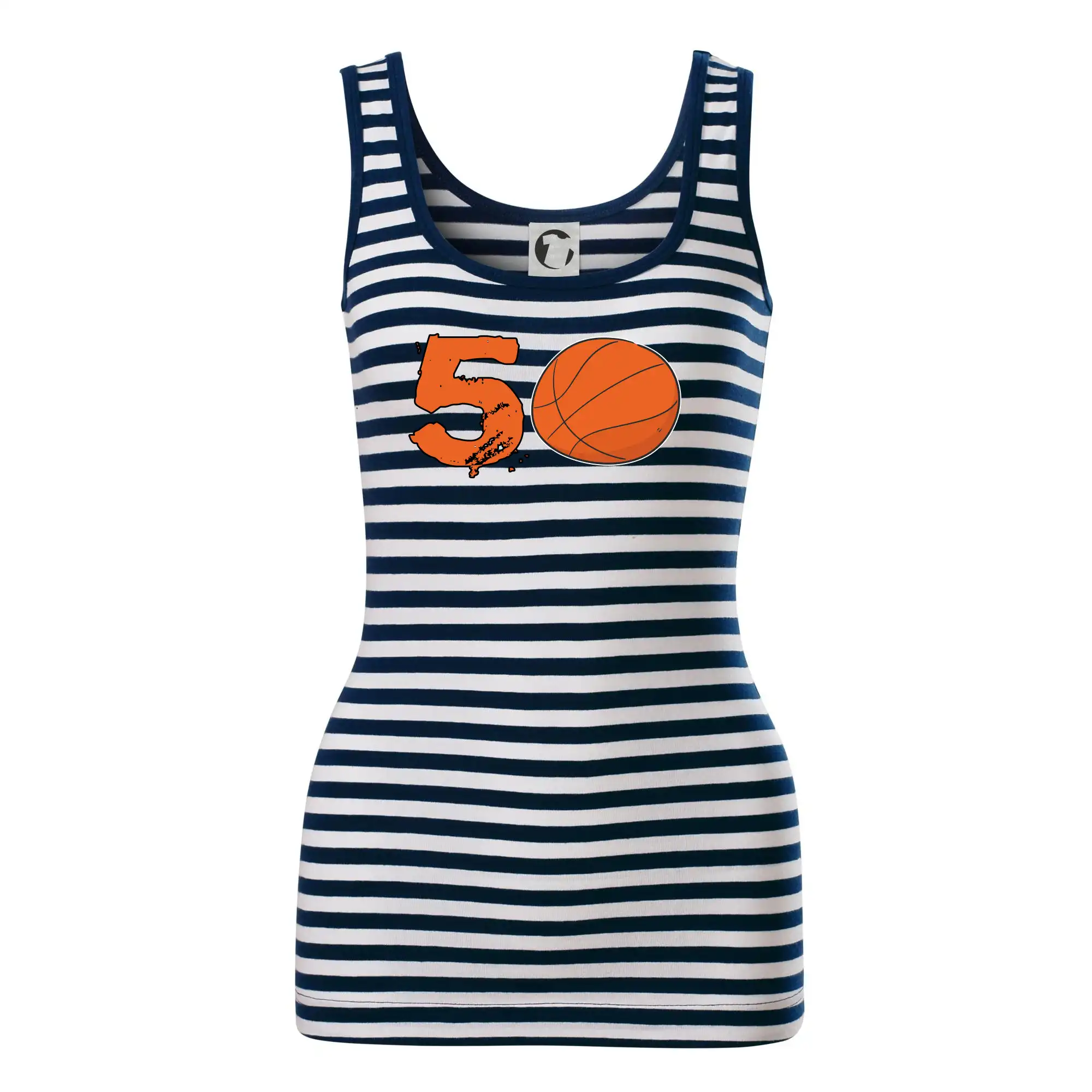 Basketbalová tričká - Basketball okrúhle narodeniny 50 - Sailor tielko na vodu