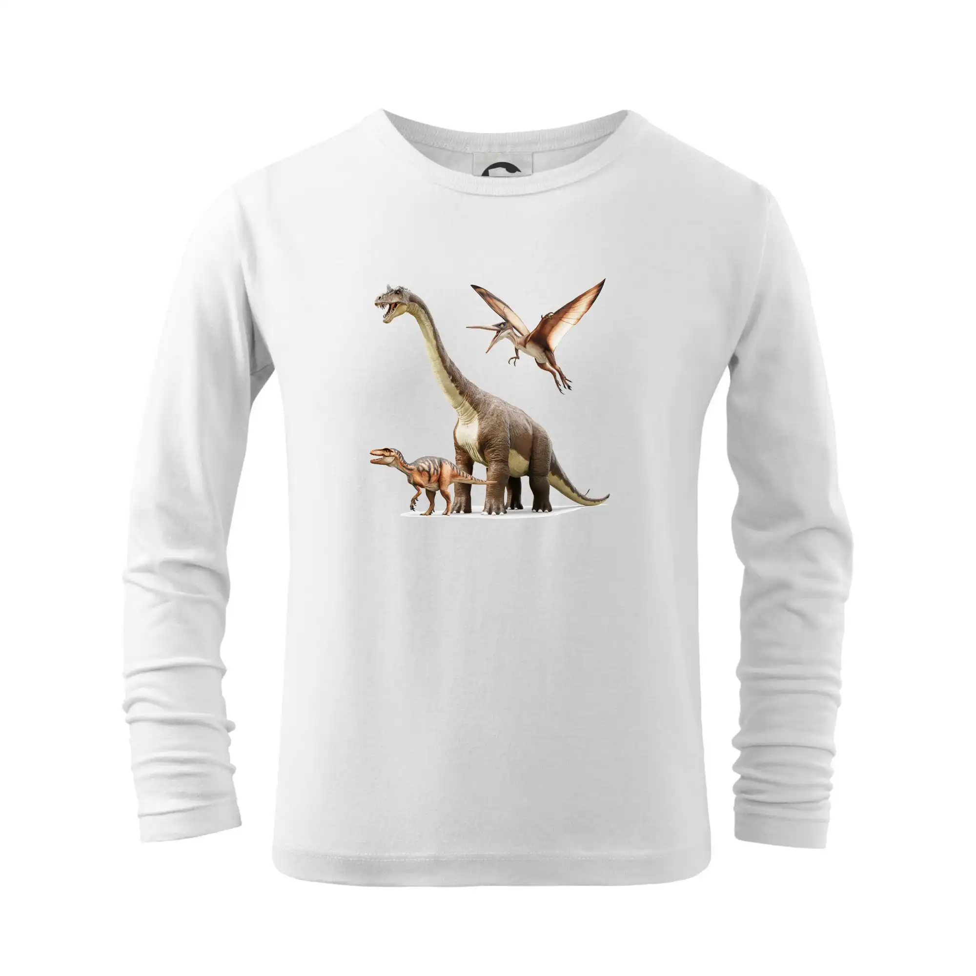 Tričká so zvieratami - Fotka s dinosaurami - Tričko detské Long Sleeve
