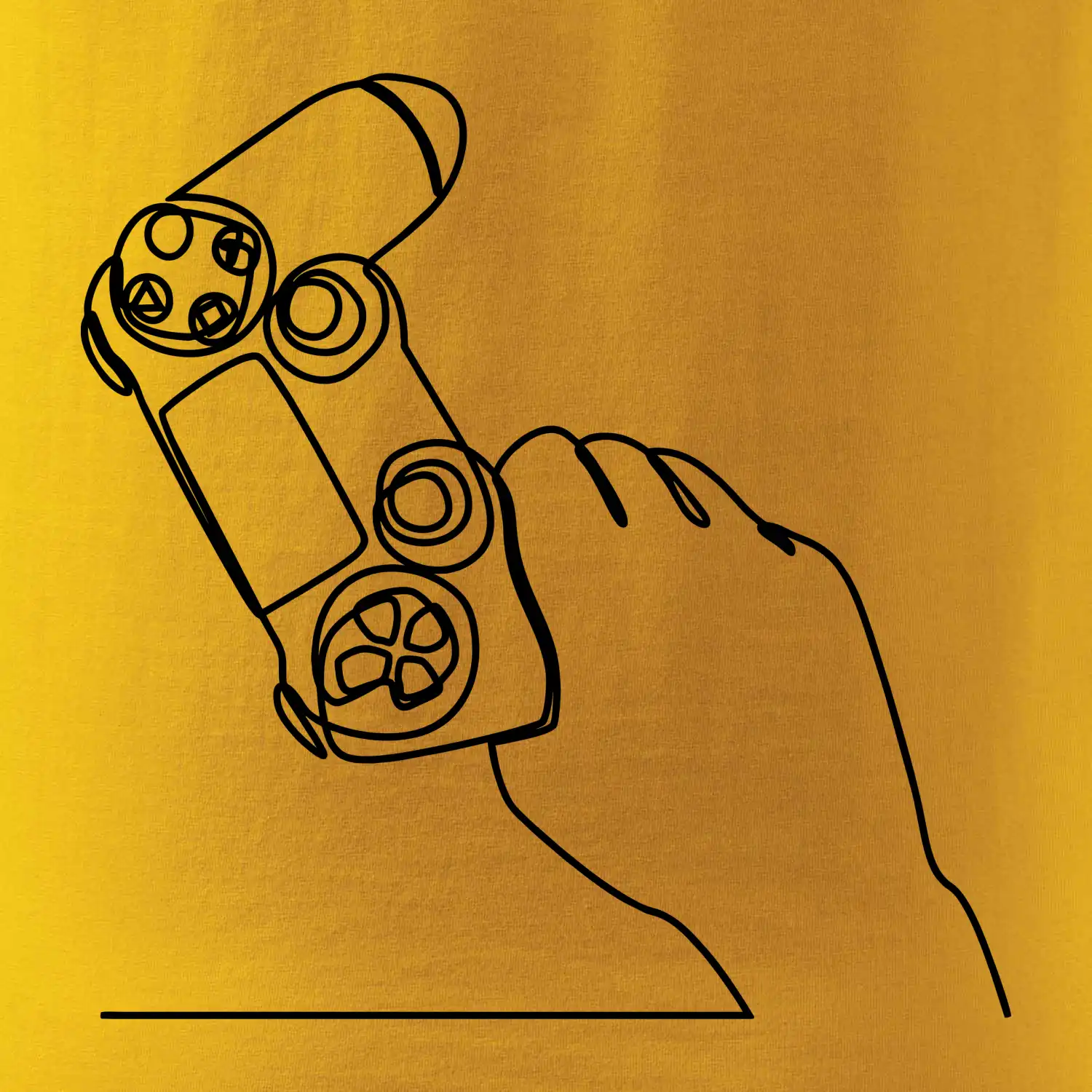 Herní ovladač jedním tahem