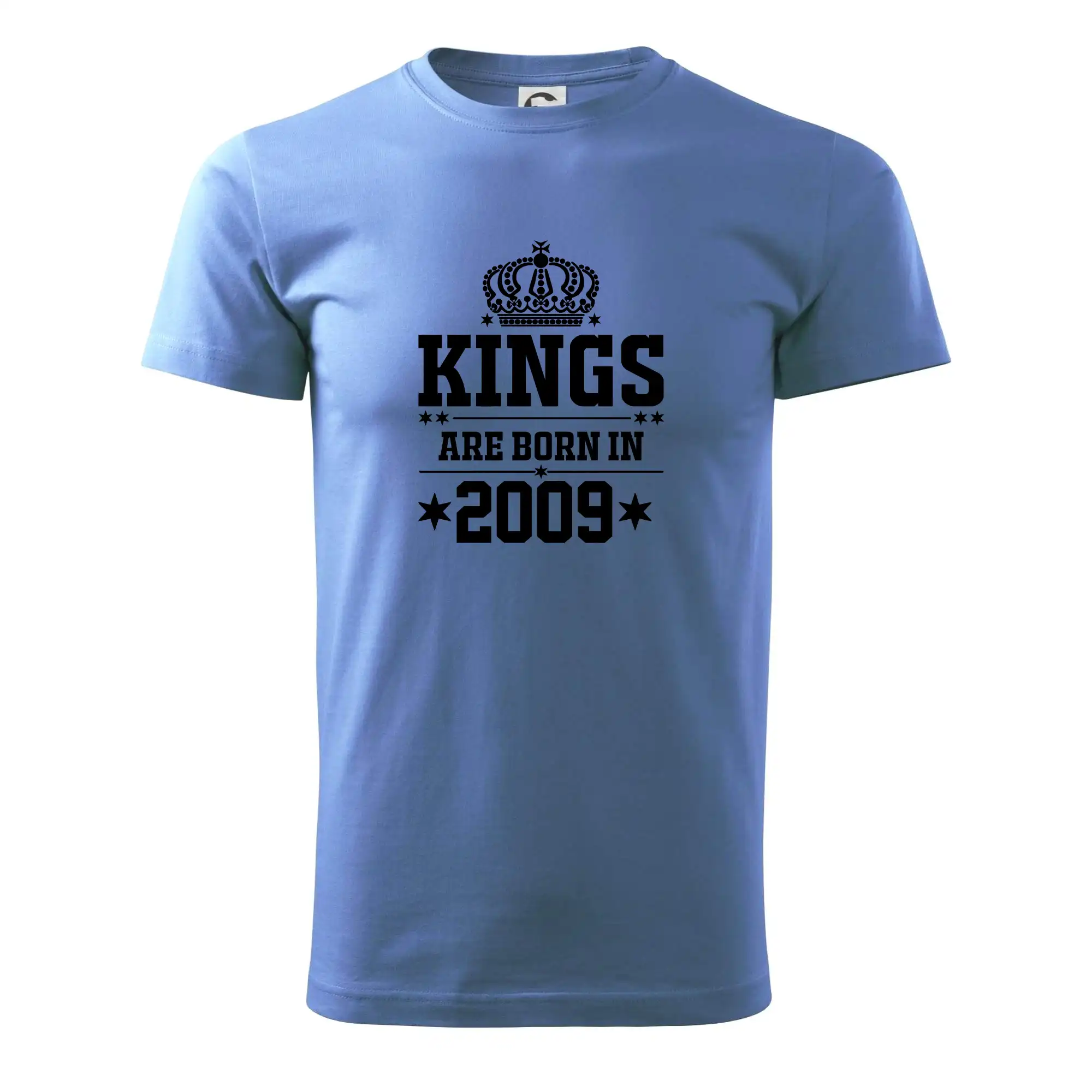 Trička s ročníkom 2009 - Kings are born in 2009 - Klasické pánske tričko vyššej gramáže