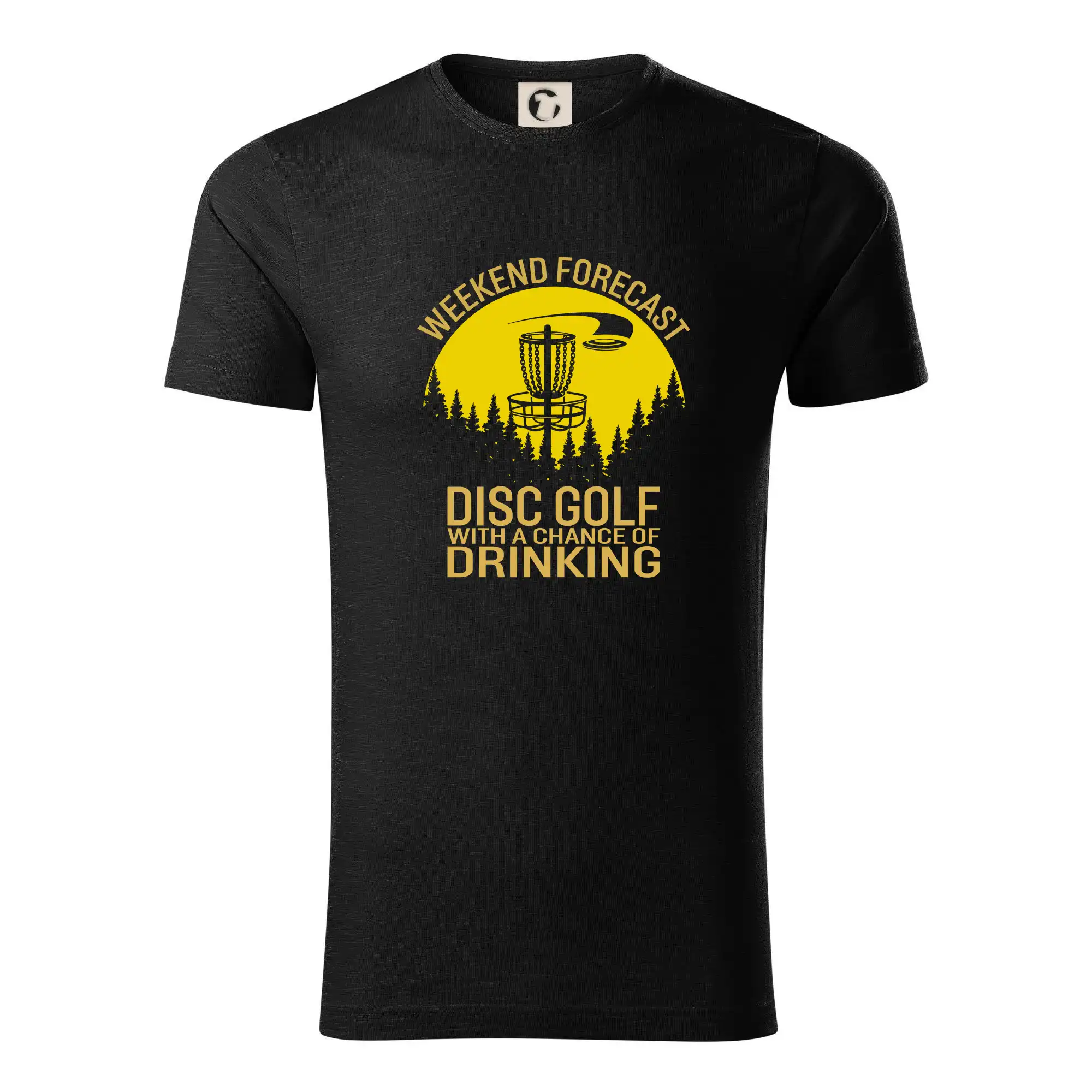Disc golf - chnace of a drinking - Tričko z organickej bavlny