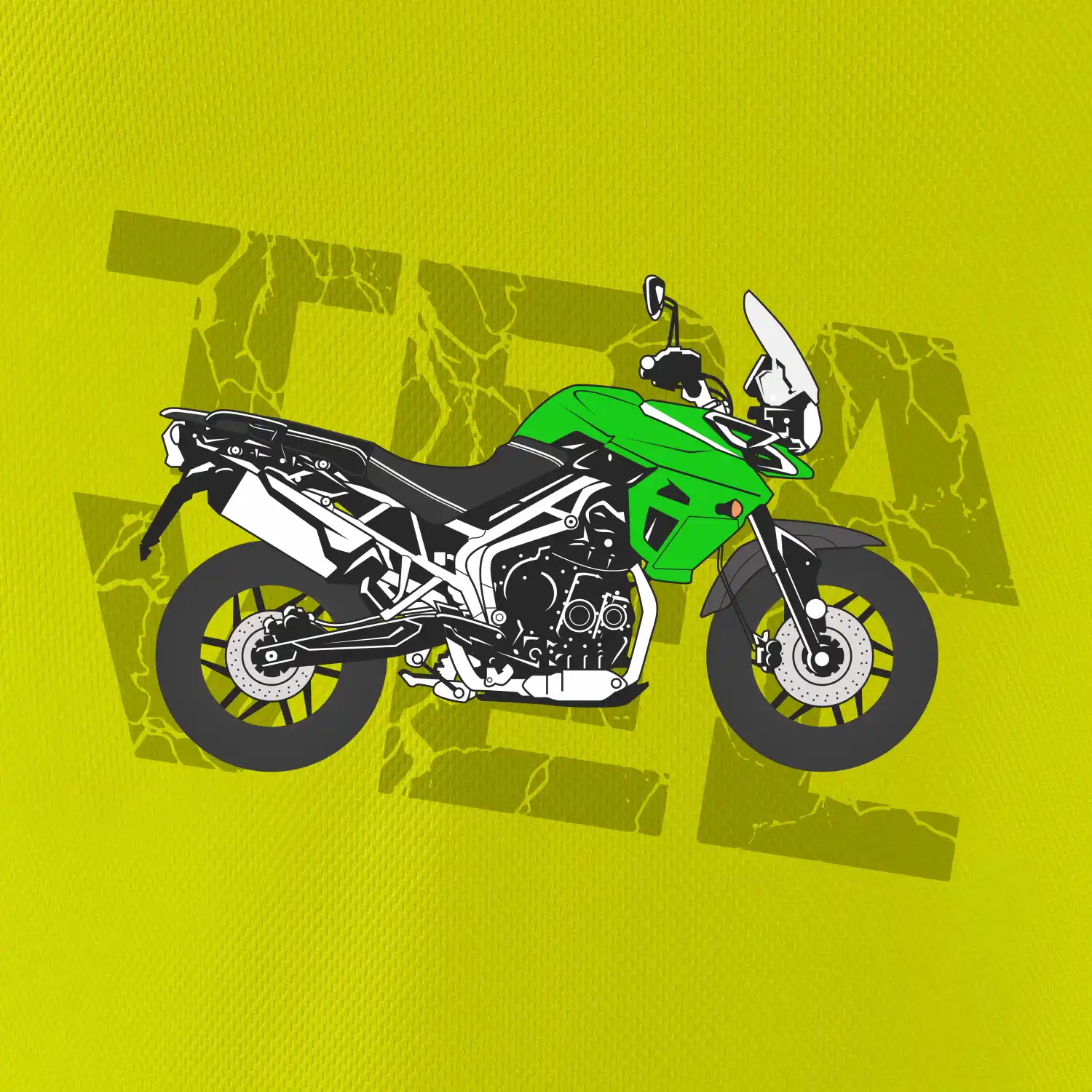 Cestovní enduro zelená