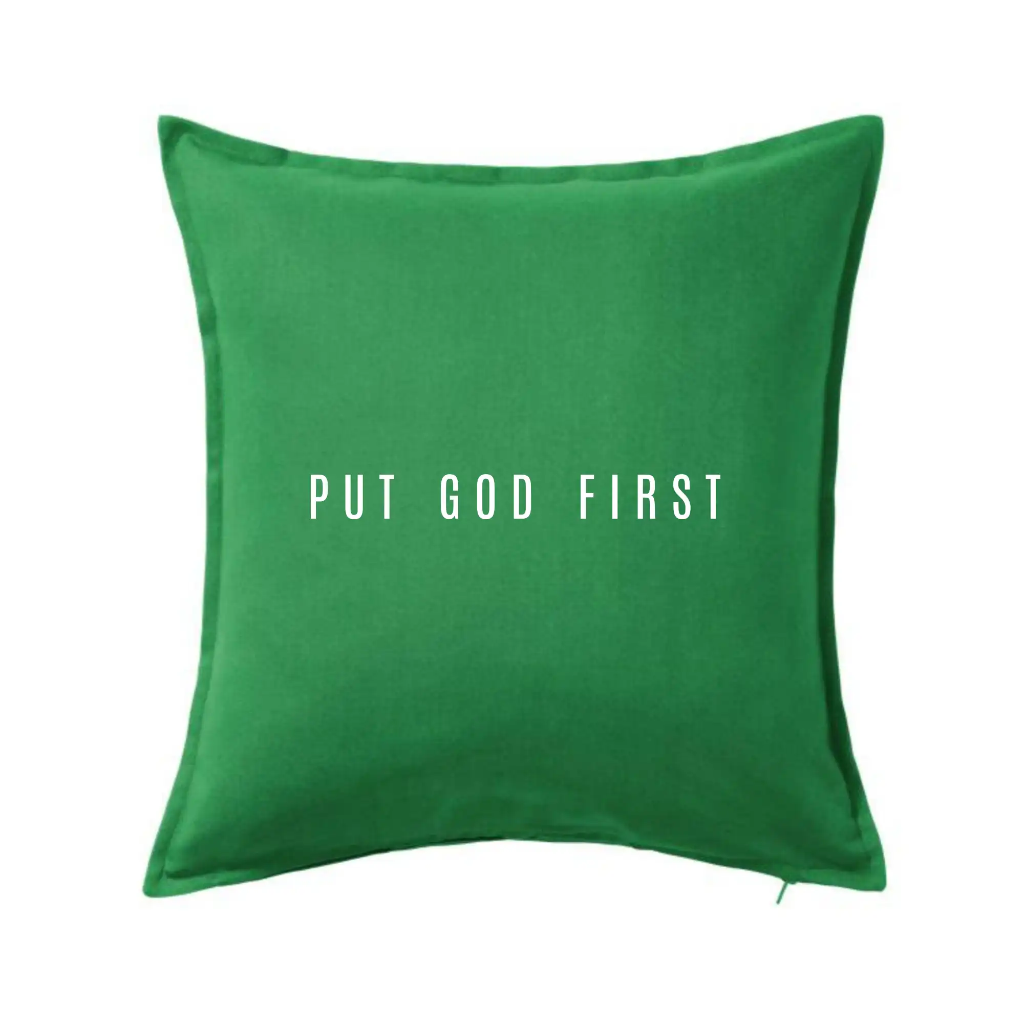 Put God first slabý nápis - Vankúš 50x50