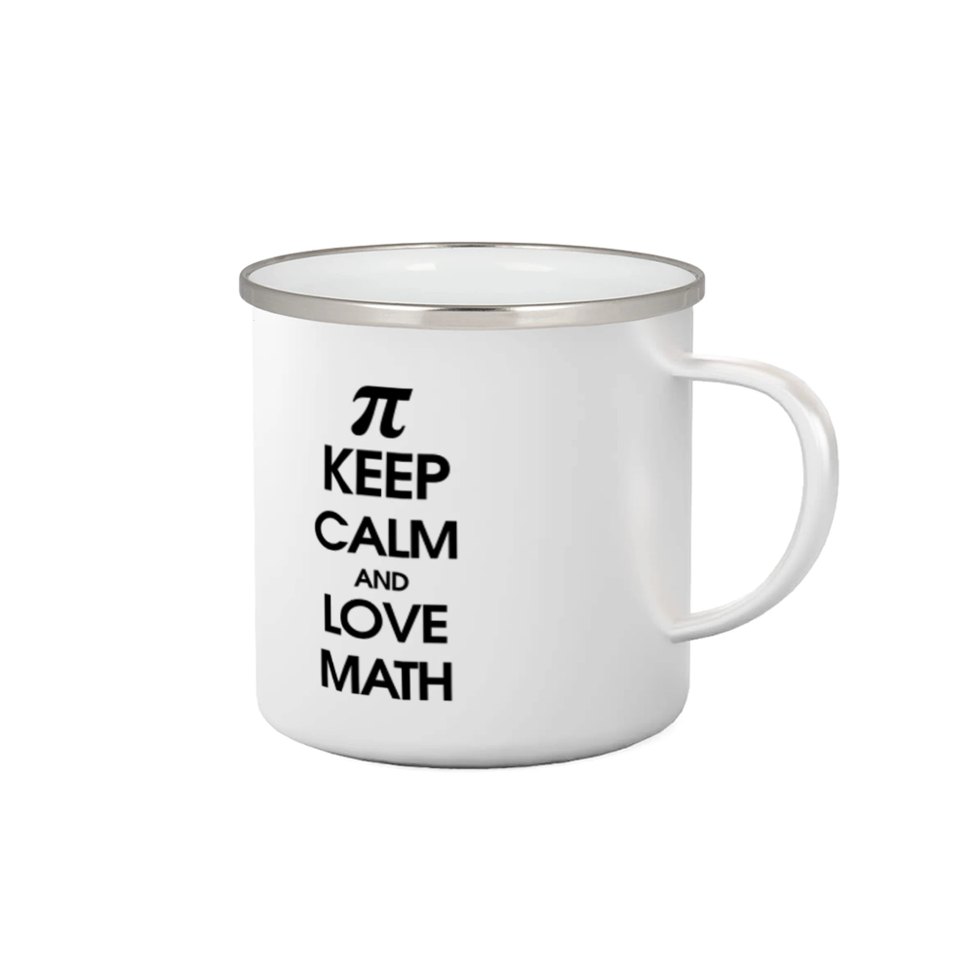 Vtipné tričká pre matematiky - Keep calm and love math - Plecháčik