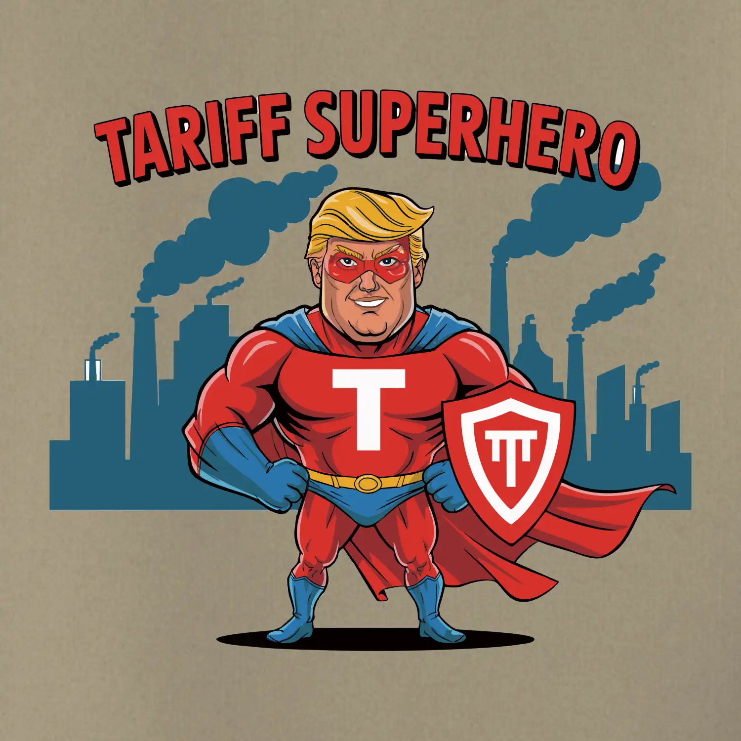 Tariff Superhero Trump