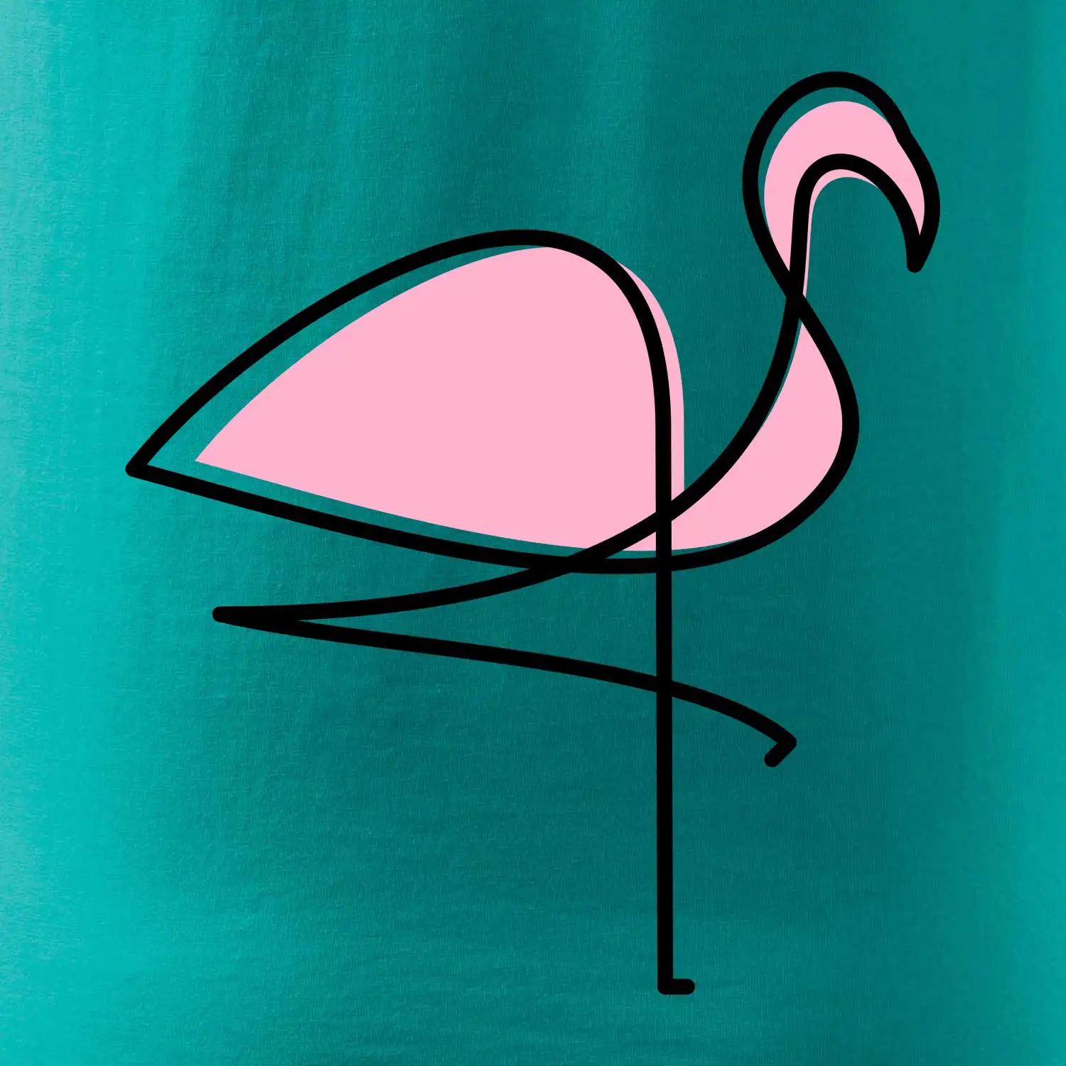 Plameňák na hubené noze