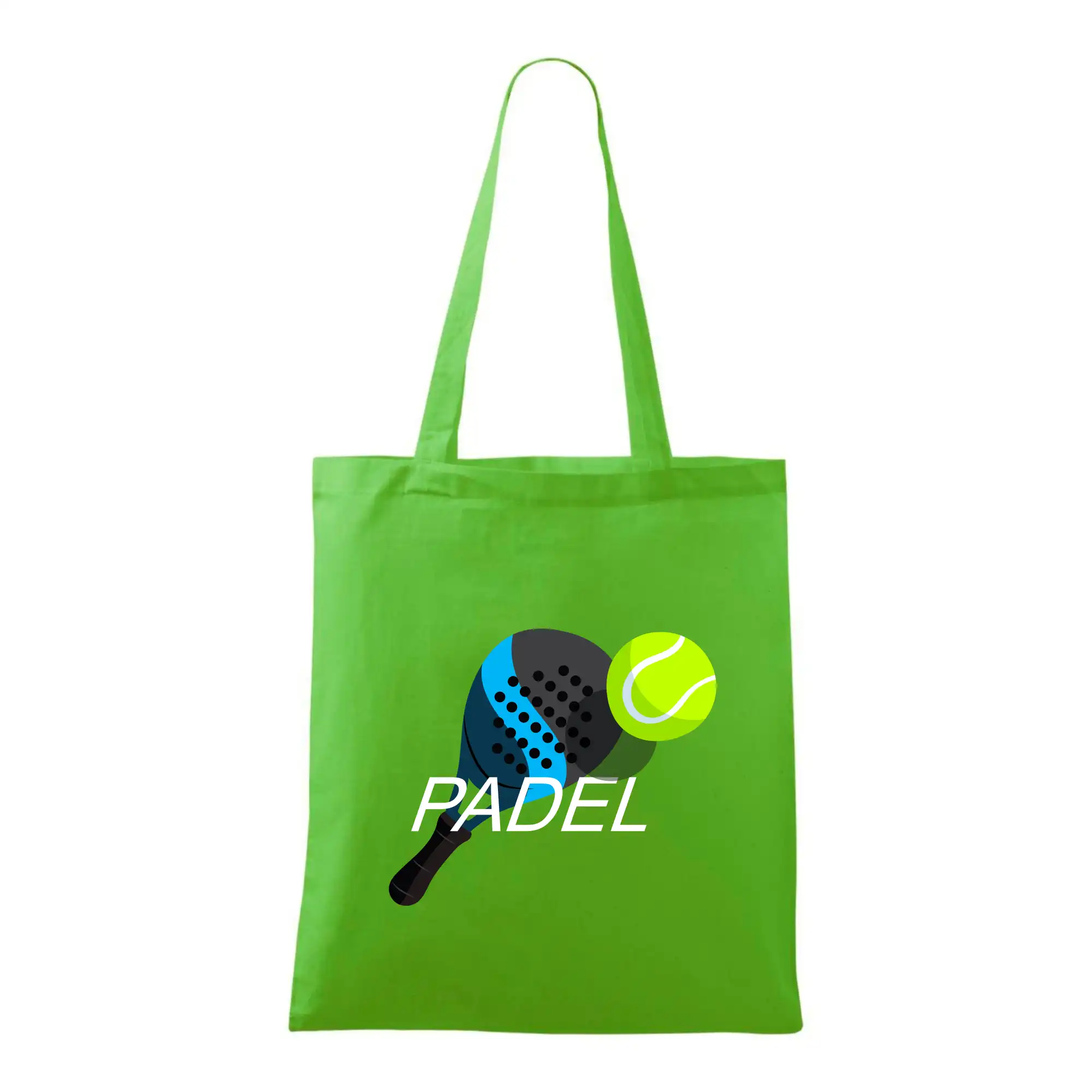 Tričká s motívmi Padel tenis - Paddle obrazok farebný - Taška bavlnená