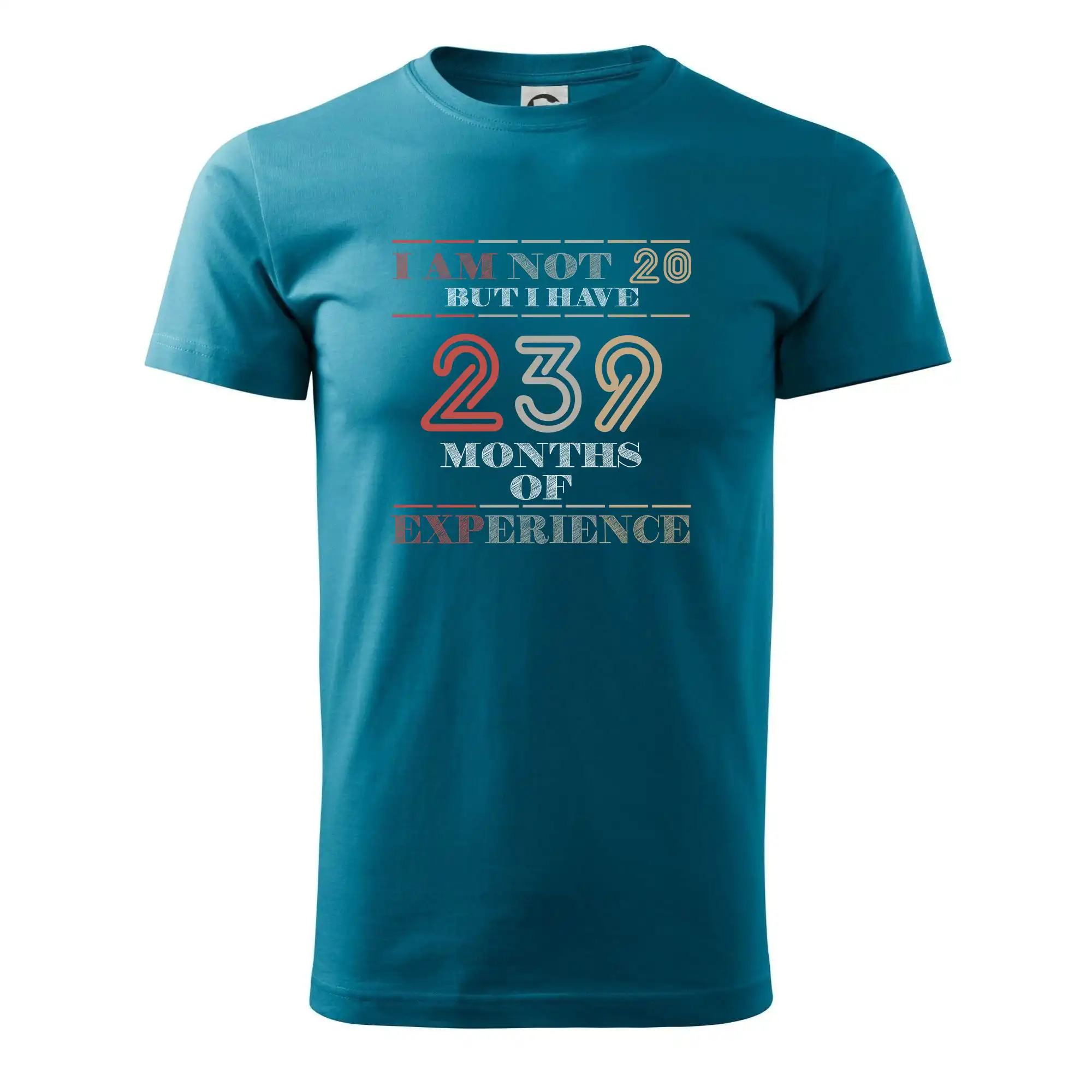 Tričká k narodeninám - 20 years 239 months of experience - Klasické pánske tričko vyššej gramáže