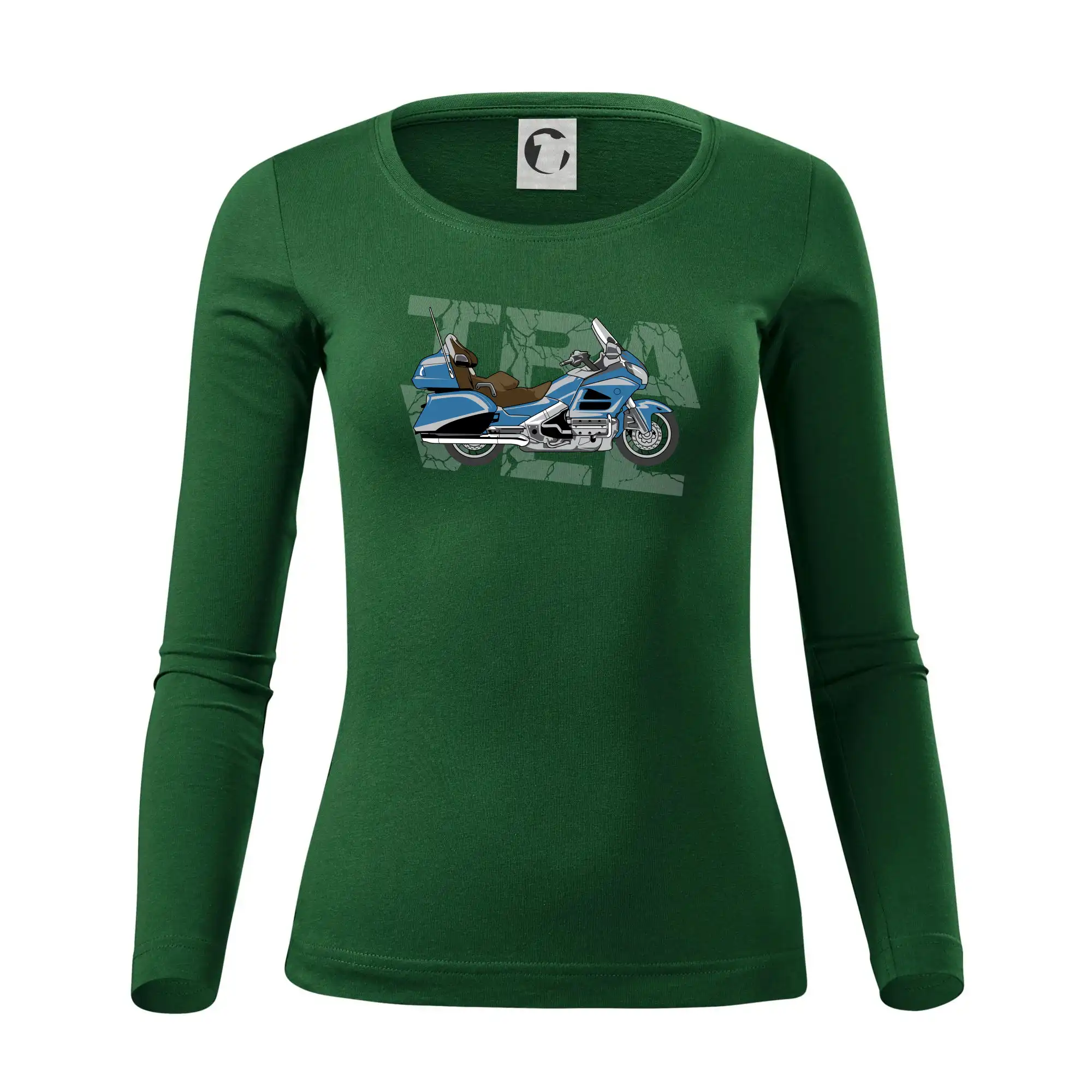 Cestovní motorka Amerika modrá