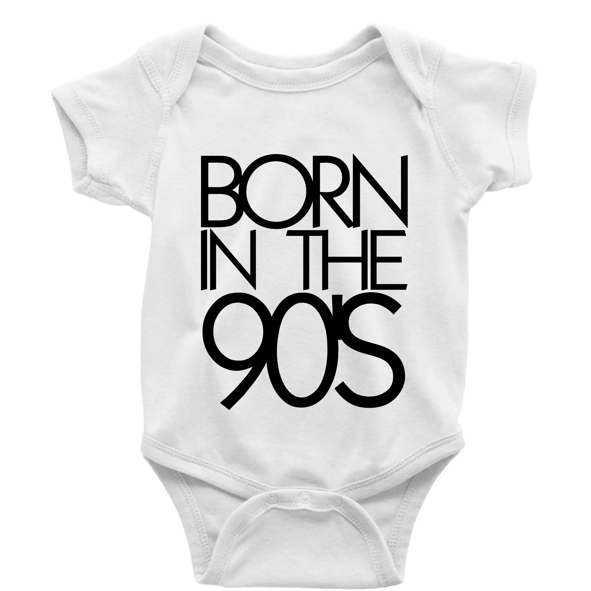 Tričká k narodeninám - Born In The 90's - Body dojčenské s krátkym rukávom