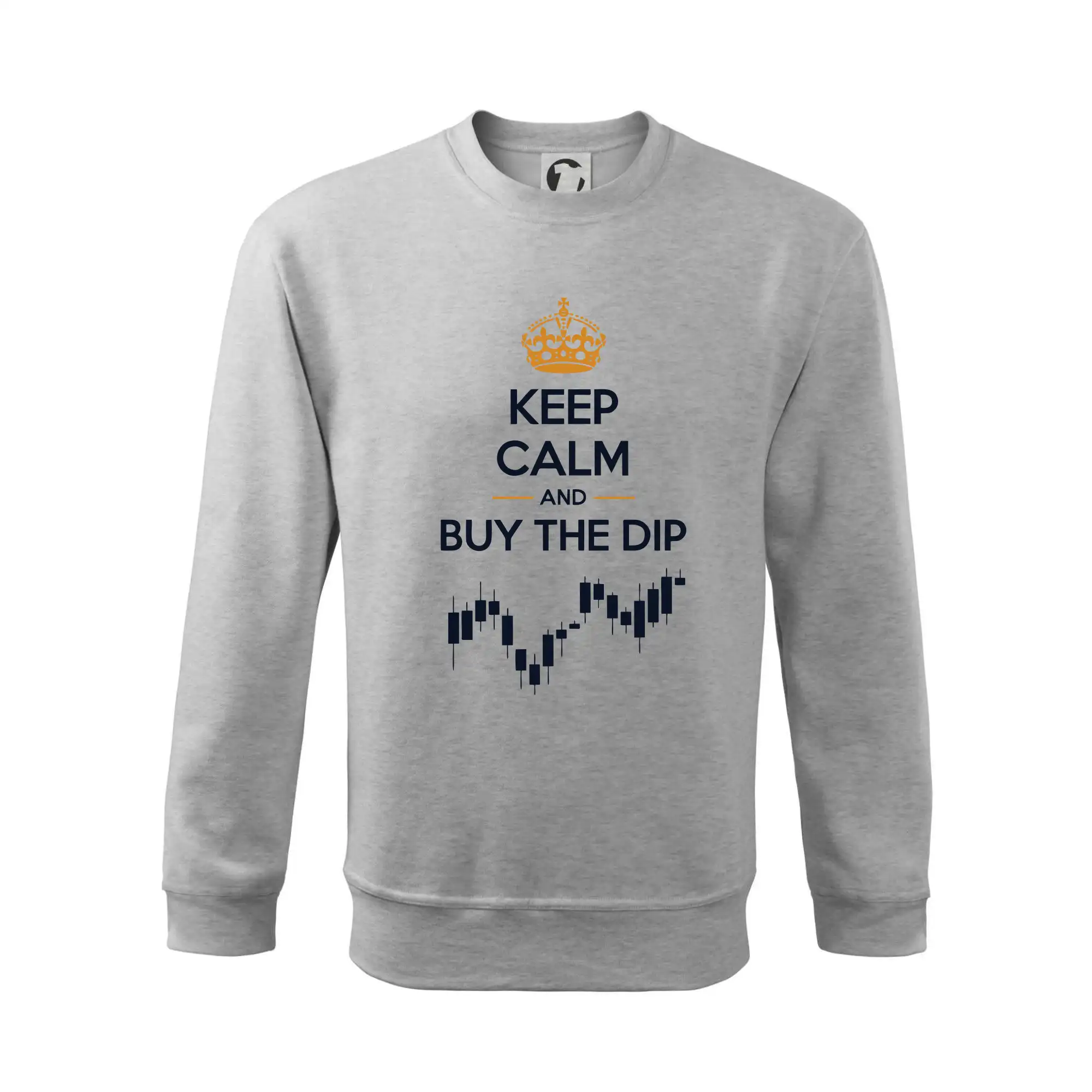 Keep Calm and Buy the Dip - koruna  a graf