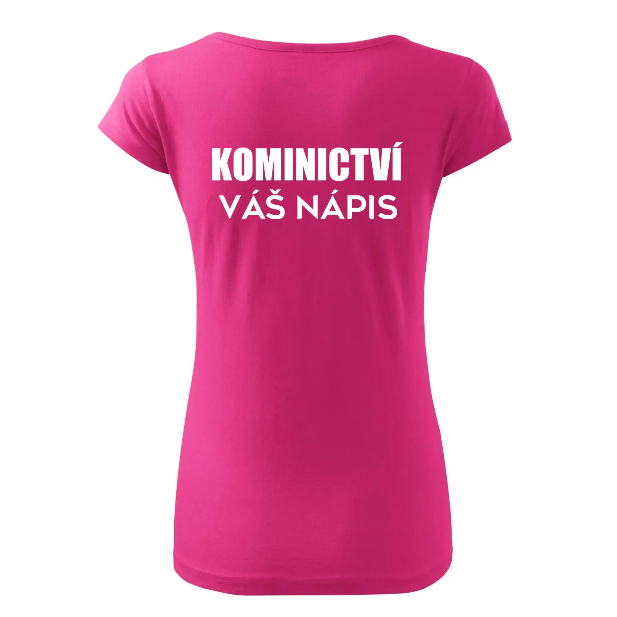 Kominík logo + nápis na zádech