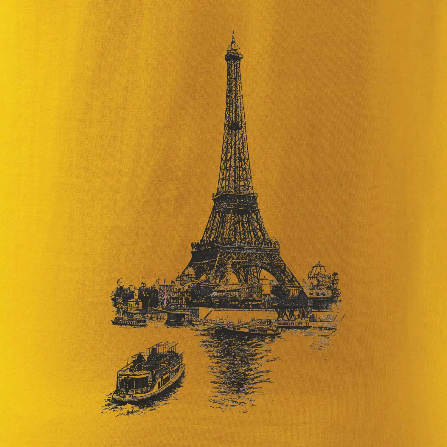 Eiffelovka s loďkou