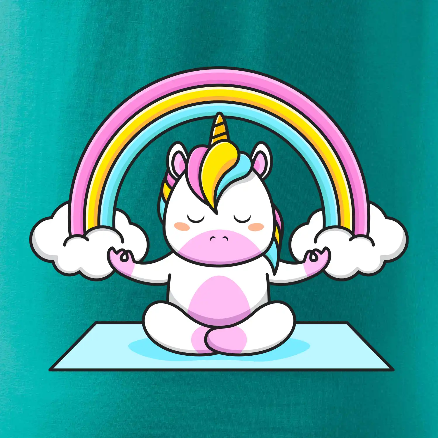 Yoga jednorožec - duha