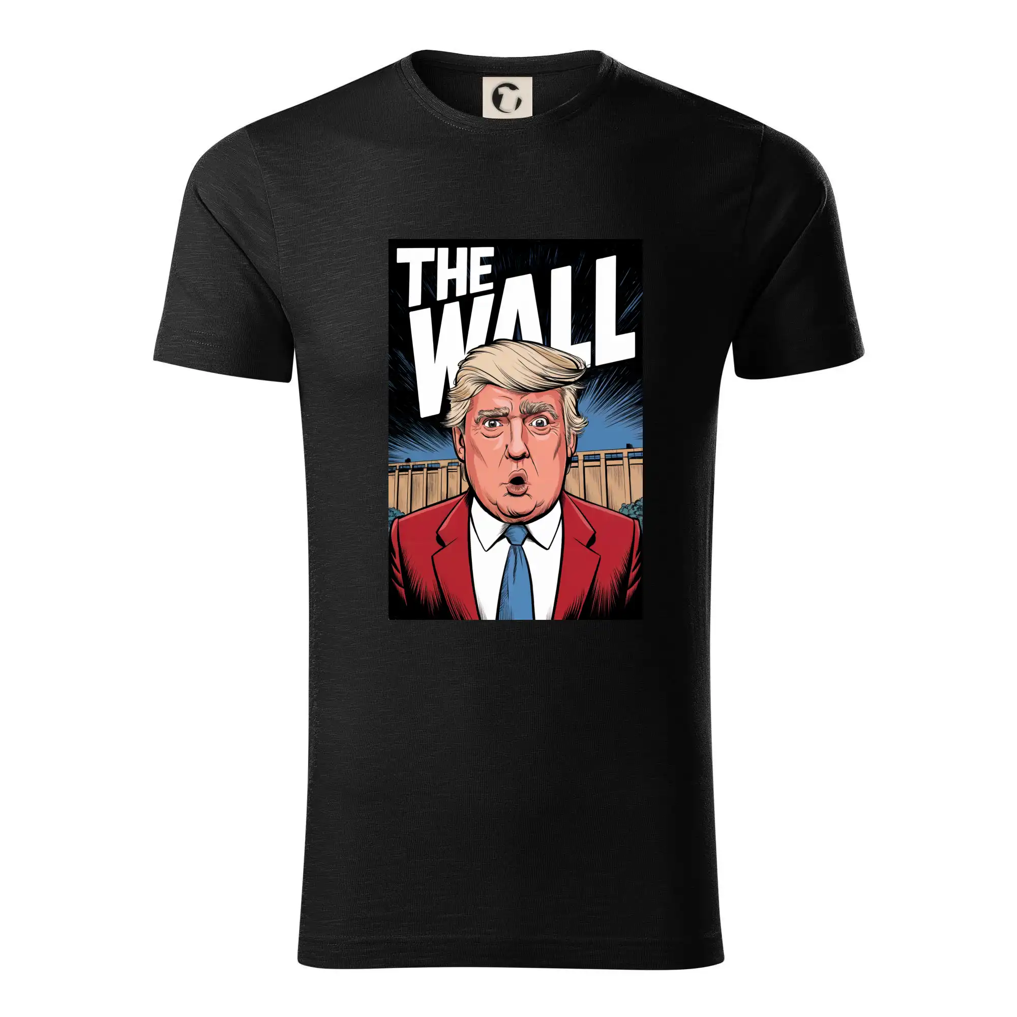 Politické tričká - The wall Trump - Tričko z organickej bavlny