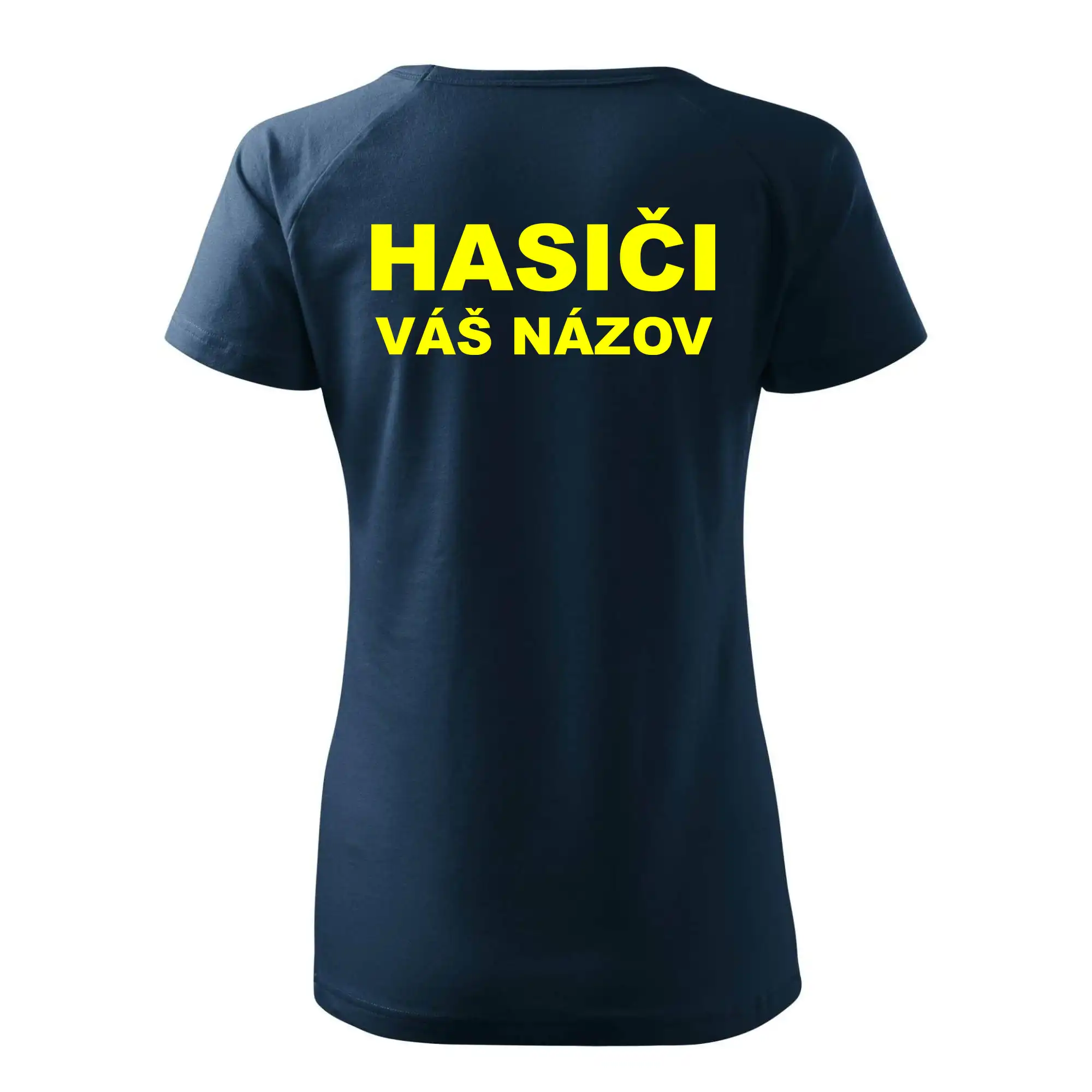 Hasiči - žltý nápis - váš názov zboru