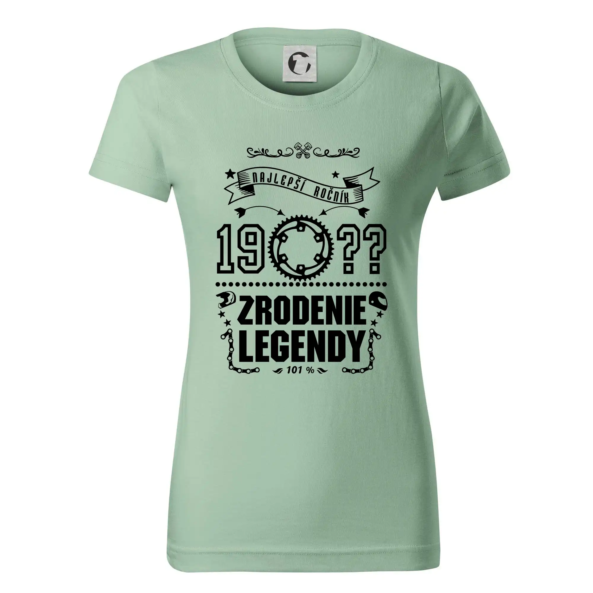 Trička Zrodenie legendy - Zrodenie legendy - pre motorkárov - Dámske tričko basic - ľahko voľnejšie a dlhšie