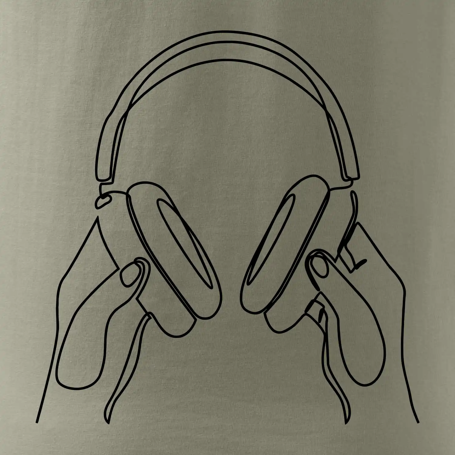 Sluchátka  jedním tahem