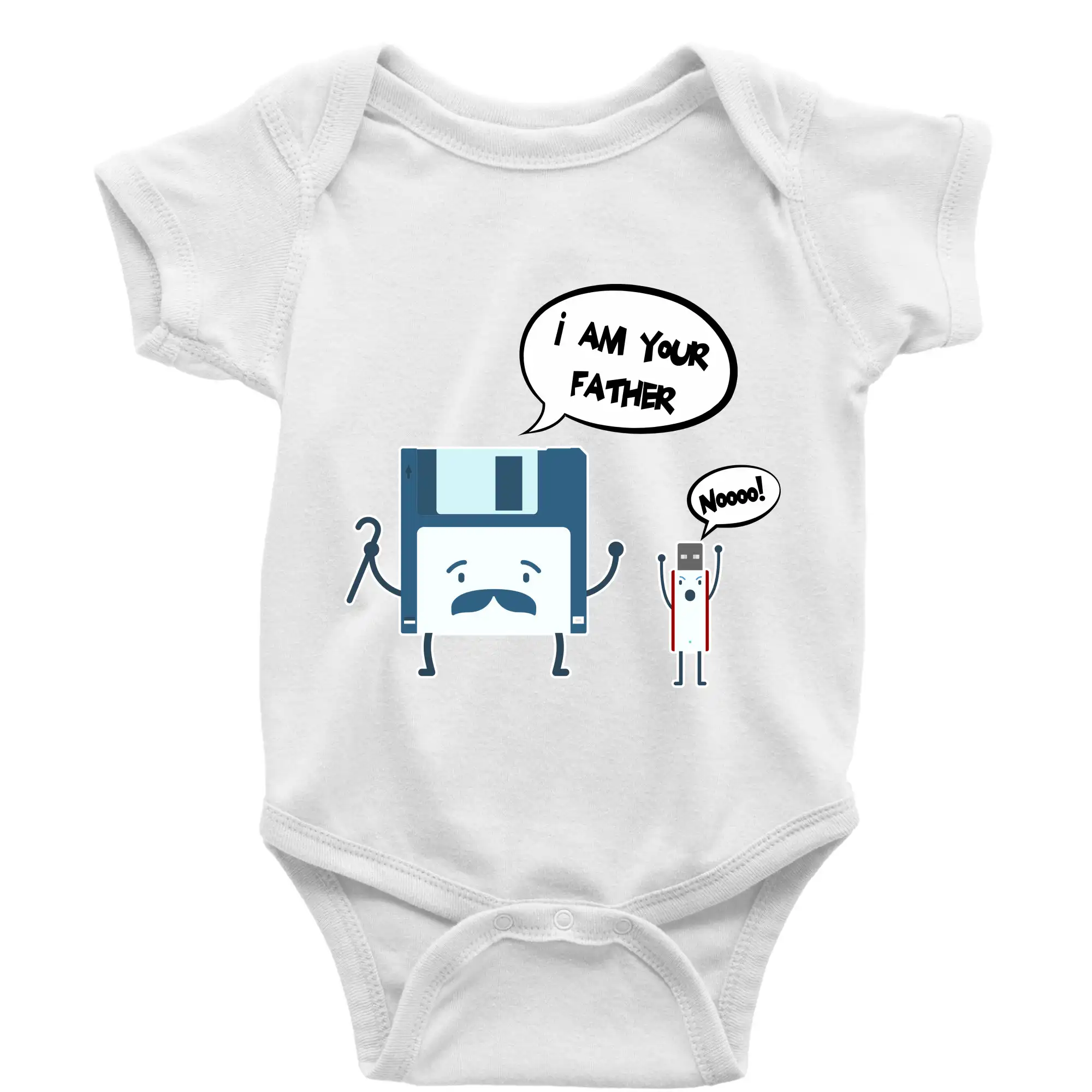 Tričká pre ajťákov - I am your father USB - Body dojčenské s krátkym rukávom
