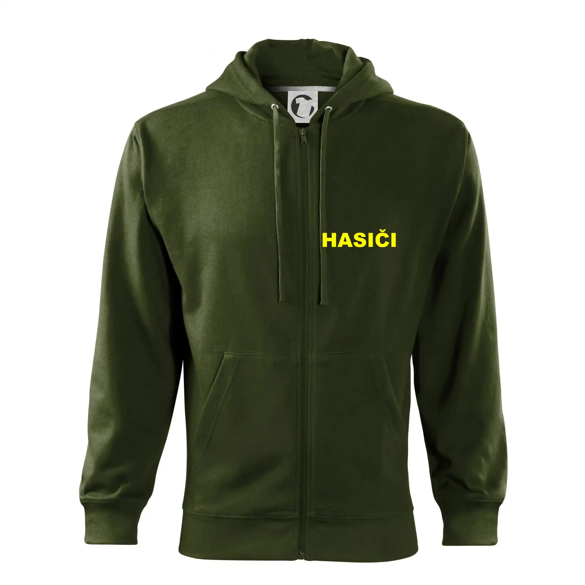 Originálne tričká pre hasičov - Hasiči názov samostatný - Mikina s kapucňou na zips trendy zipper