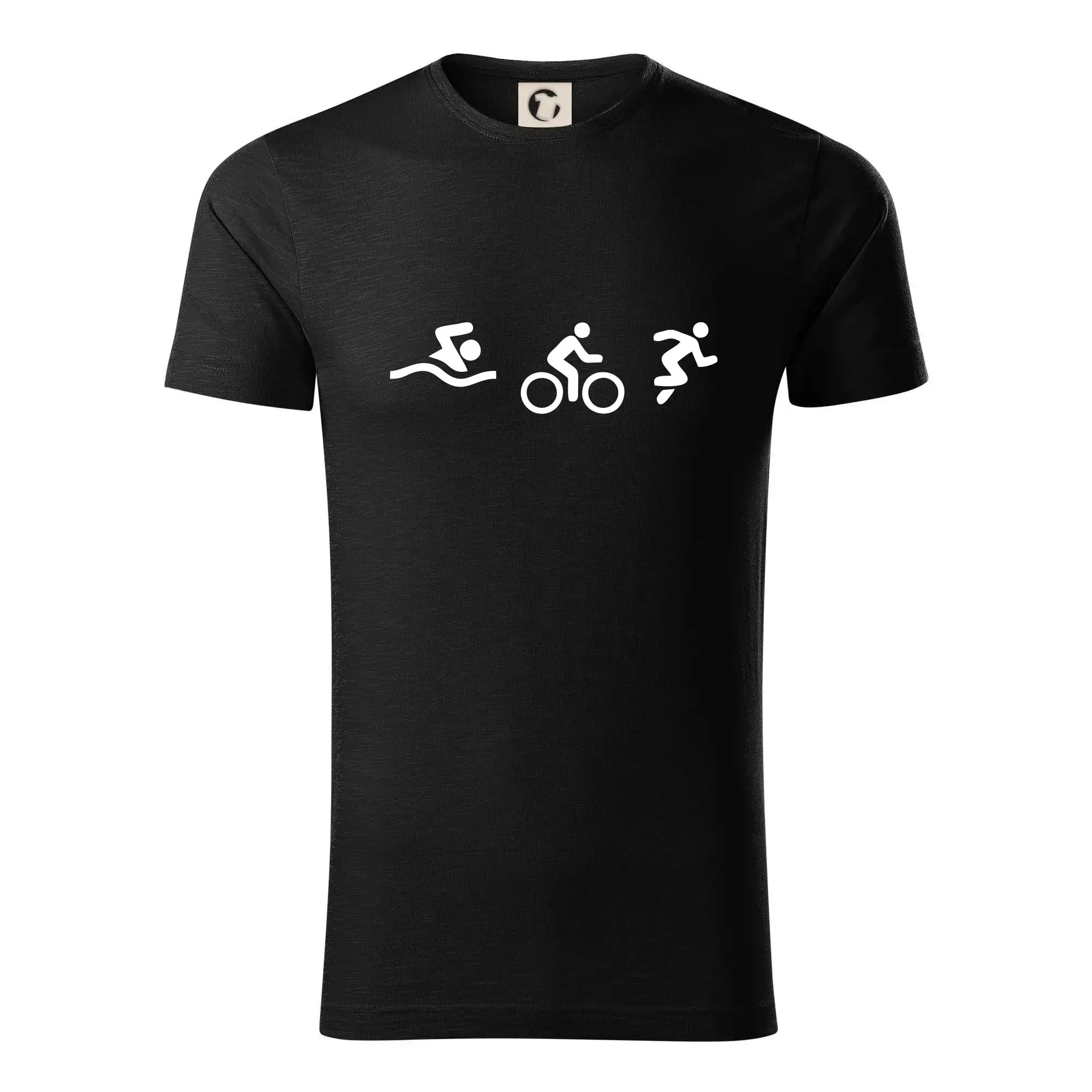 Tričko ako darček pre cyklistu - Triathlon postavy - Tričko z organickej bavlny