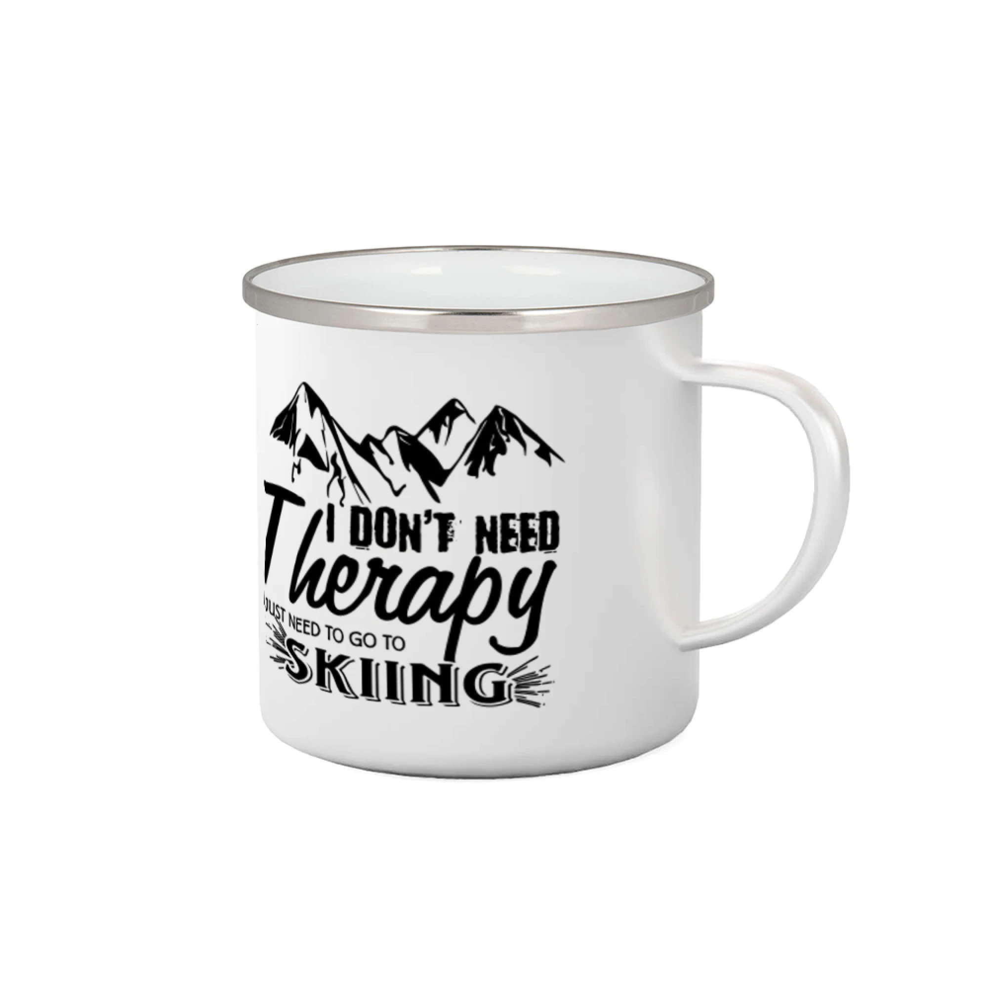 Lyže a Snowboard - I dont need therapy - Skiing - Plecháčik