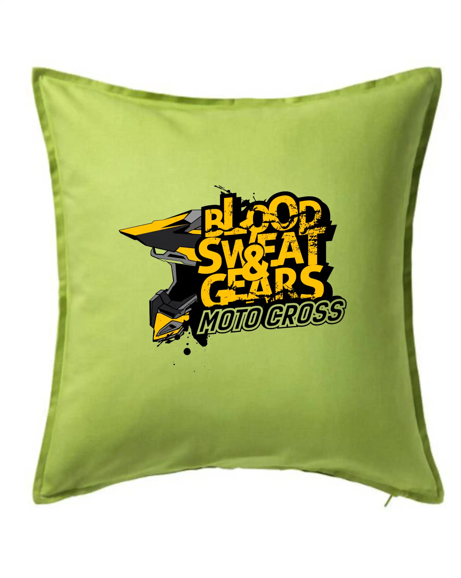 Motocross tričká - Motocross blood sweat gears - Vankúš 50x50