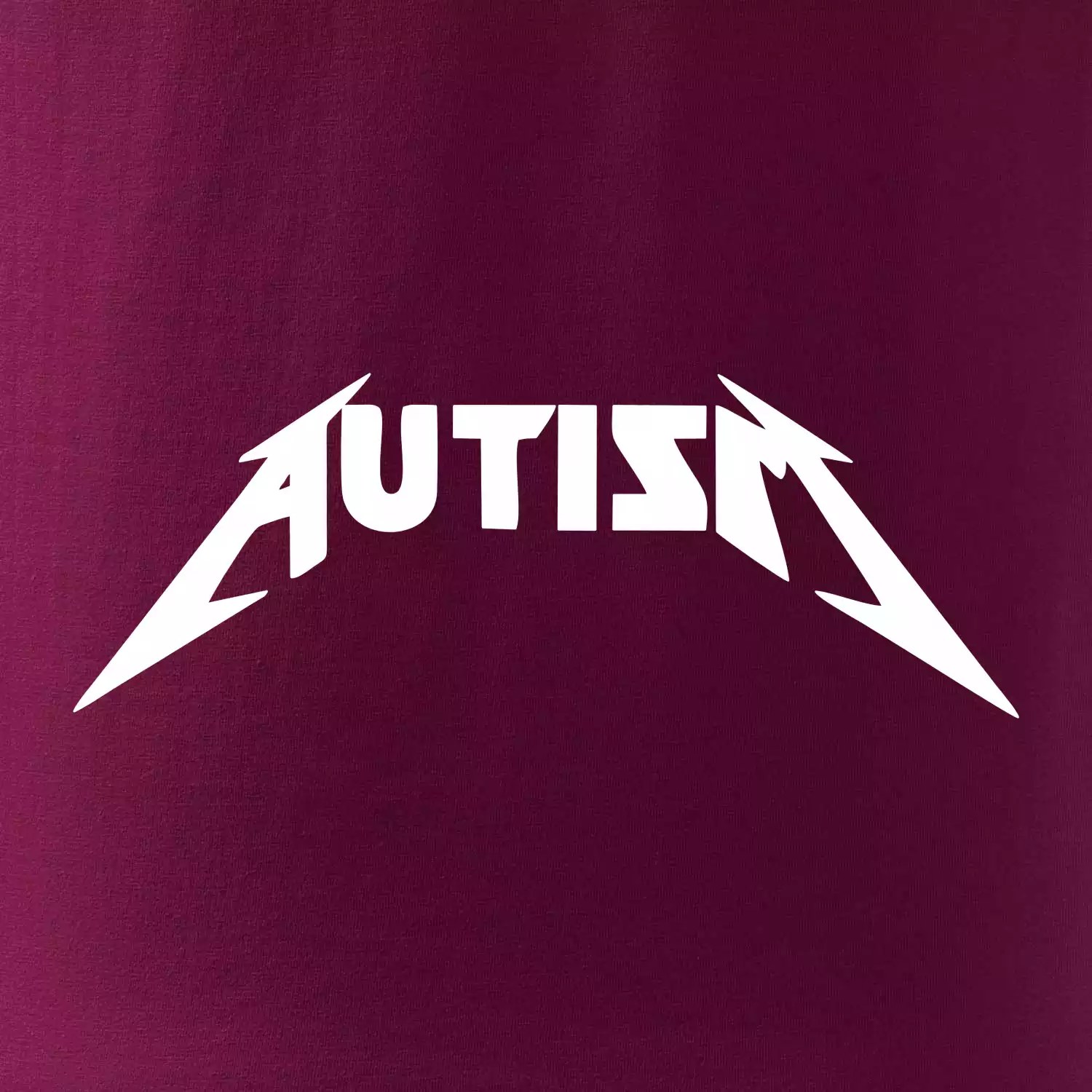 Autism rock nápis