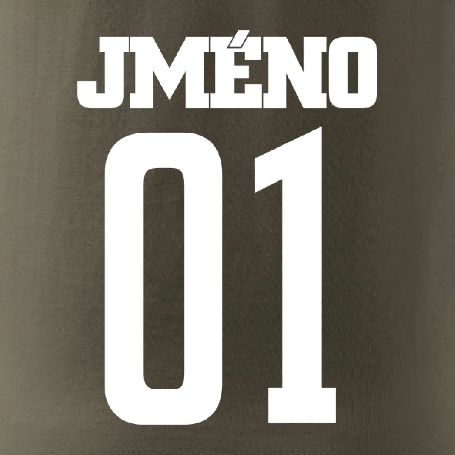 Futbalový dres - vlastné meno a číslo