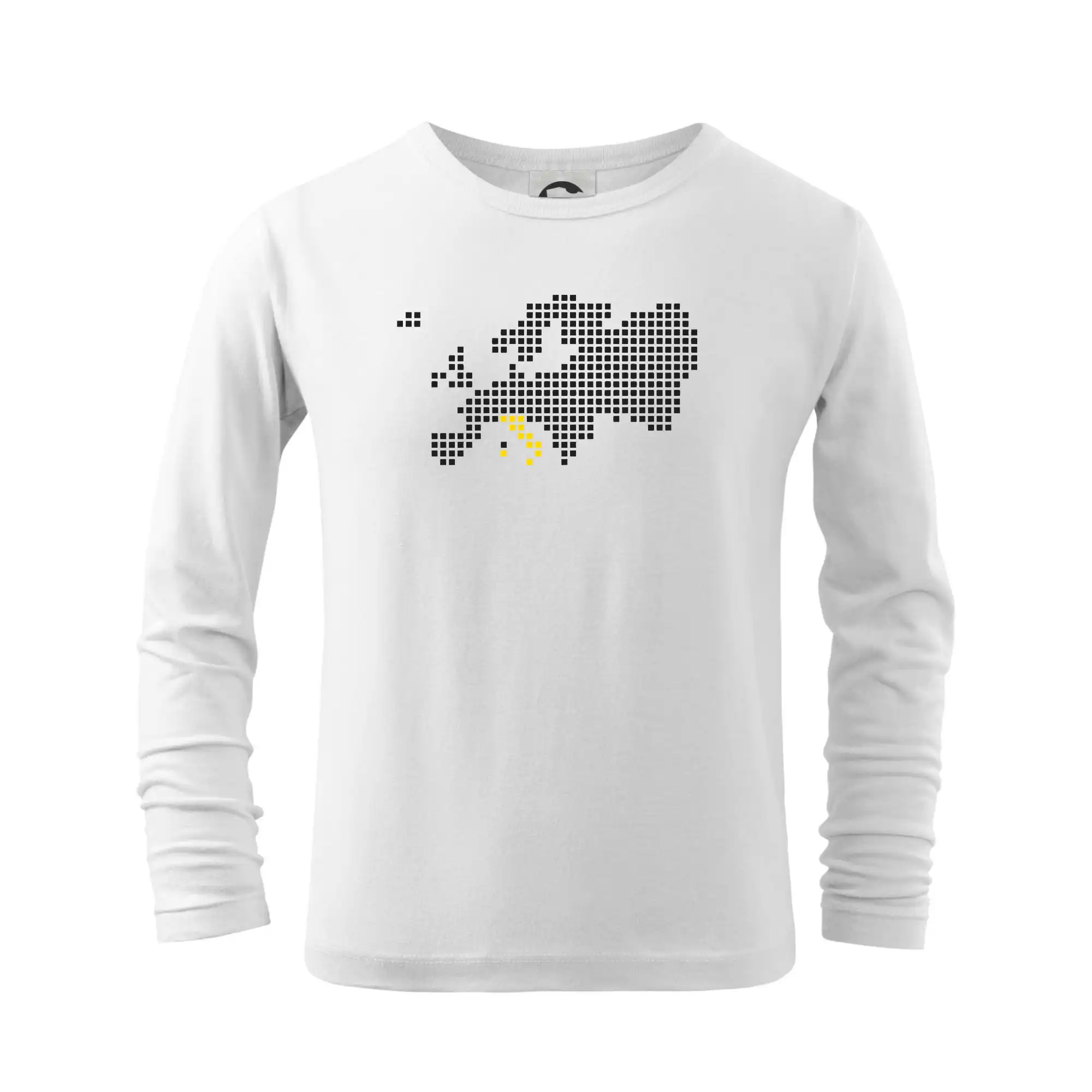 Tričká Taliansko - Mapa Európy - Taliansko - Tričko detské Long Sleeve