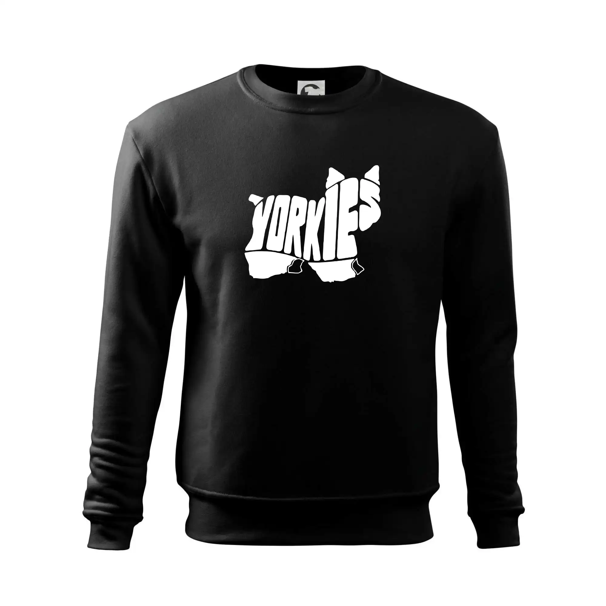 Yorkshirsky terier na tričku - Yorkšírský teriér - Yorkie - Nápis v tele - Mikina Essential detská