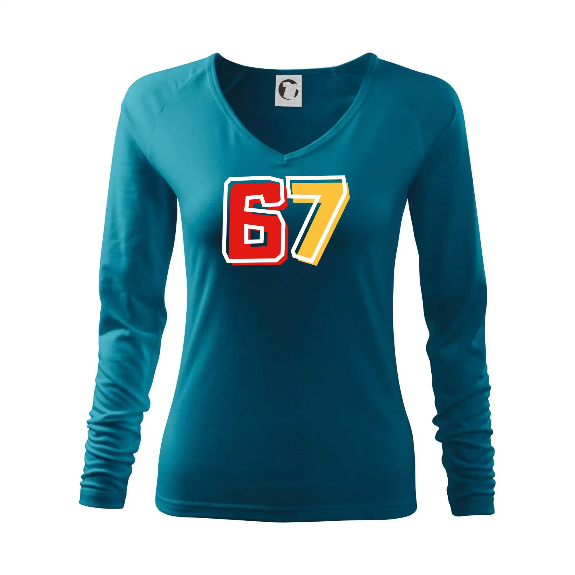 Ostatné nápisy - 67 - čísla - Tričko dámske Elegance