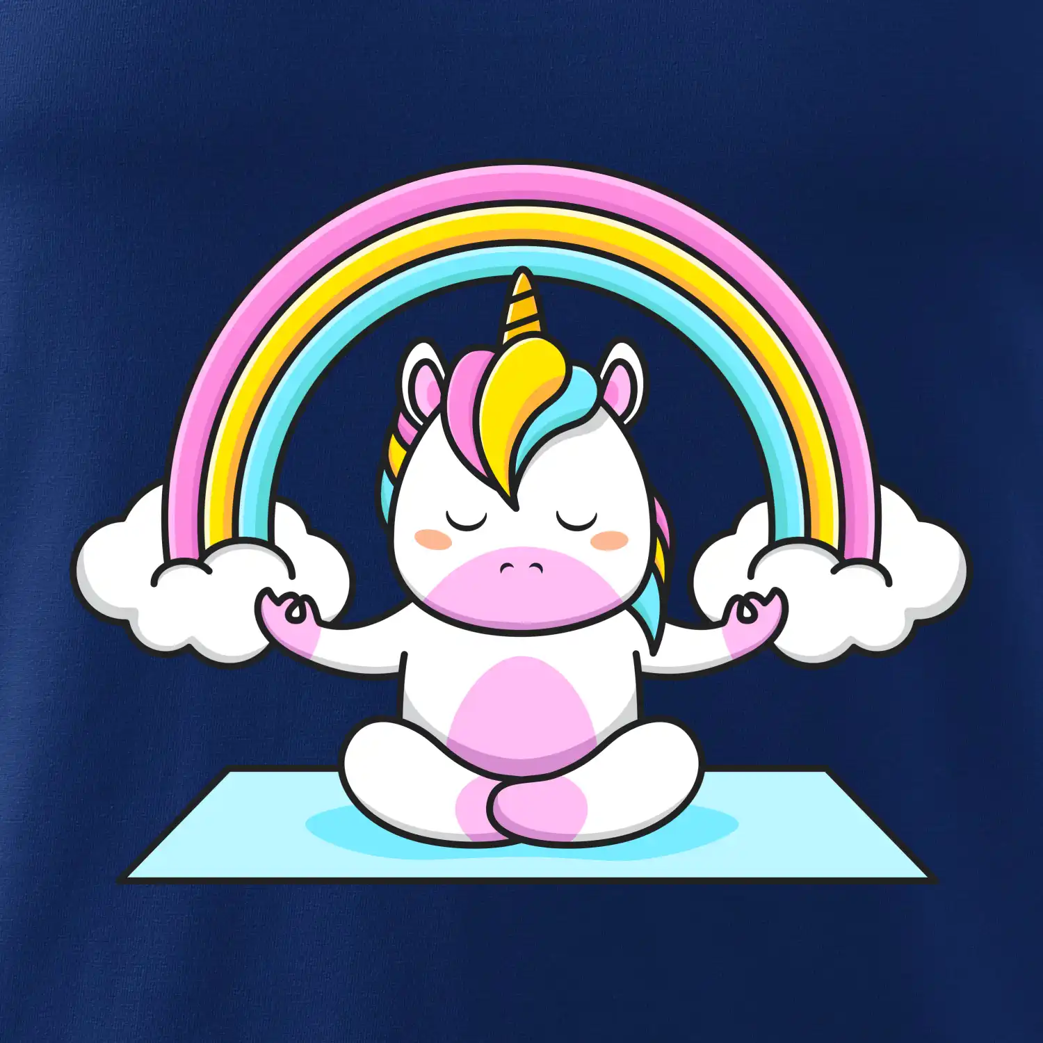 Yoga jednorožec - duha