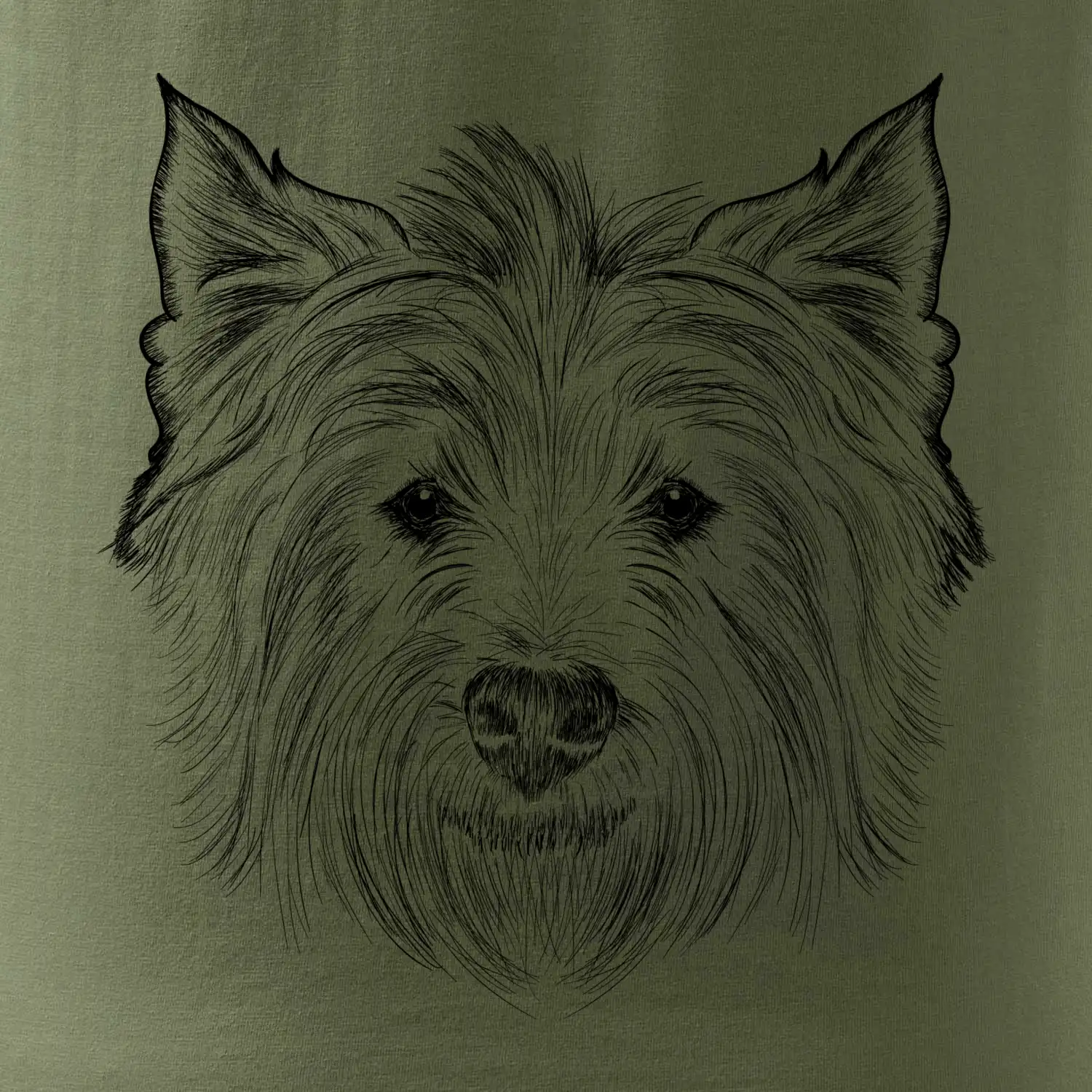 Teriér kresba