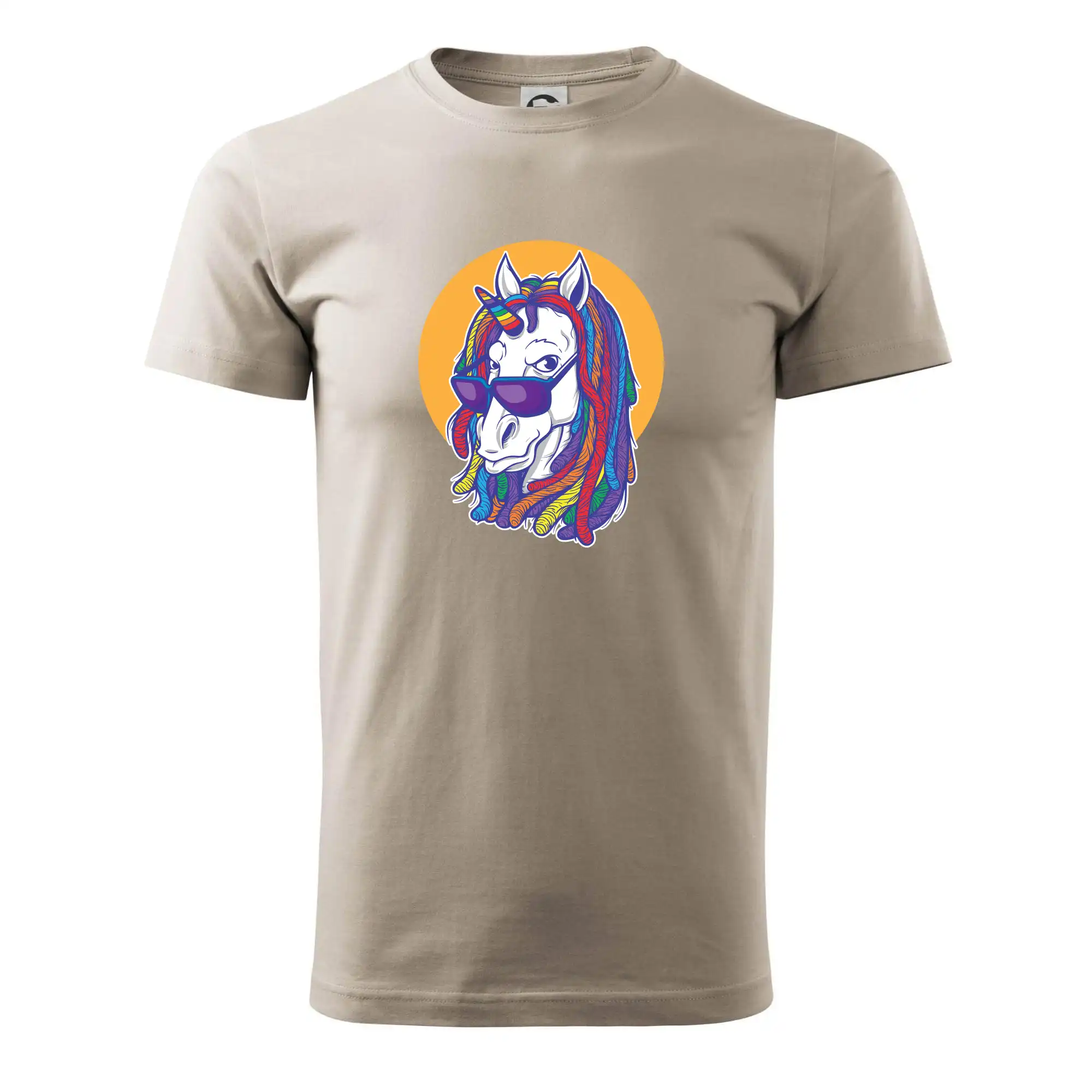 Tričká s jednorožcom - Rasta unicorn - Klasické pánske tričko vyššej gramáže