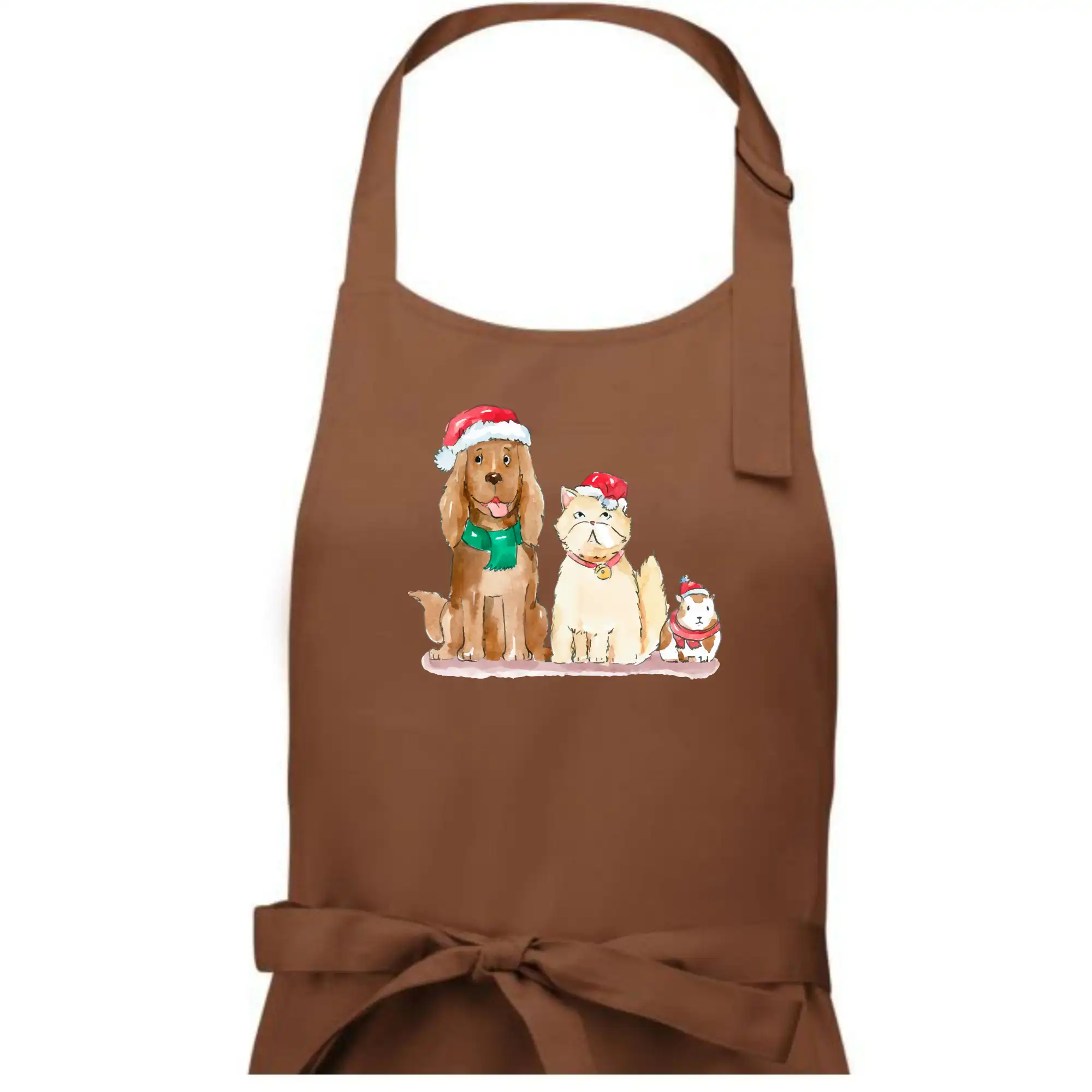 Veselé vánoce - pes, křeček a kočka