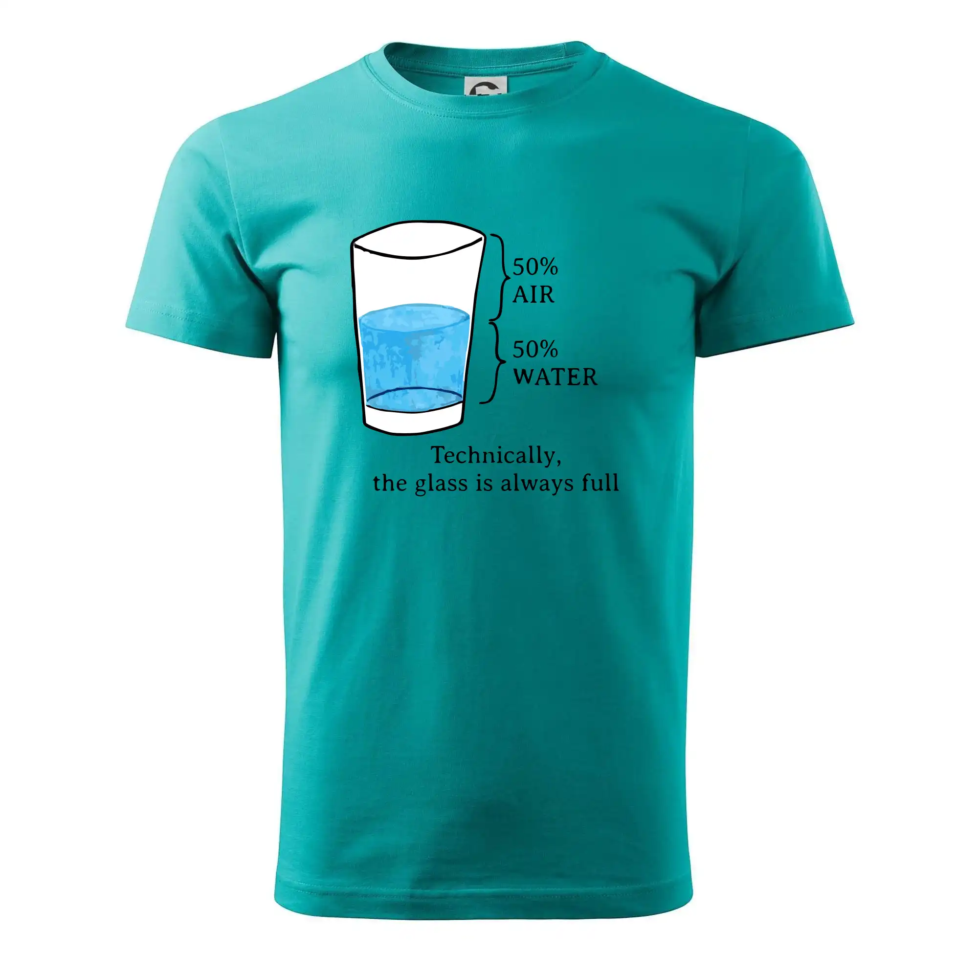 Technically, the glass is always full