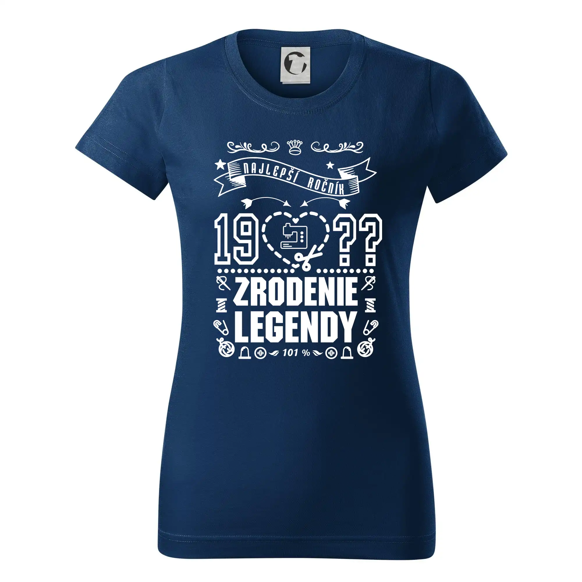 Trička Zrodenie legendy - Zrodenie legendy pre krajčírku - Dámske tričko basic - ľahko voľnejšie a dlhšie