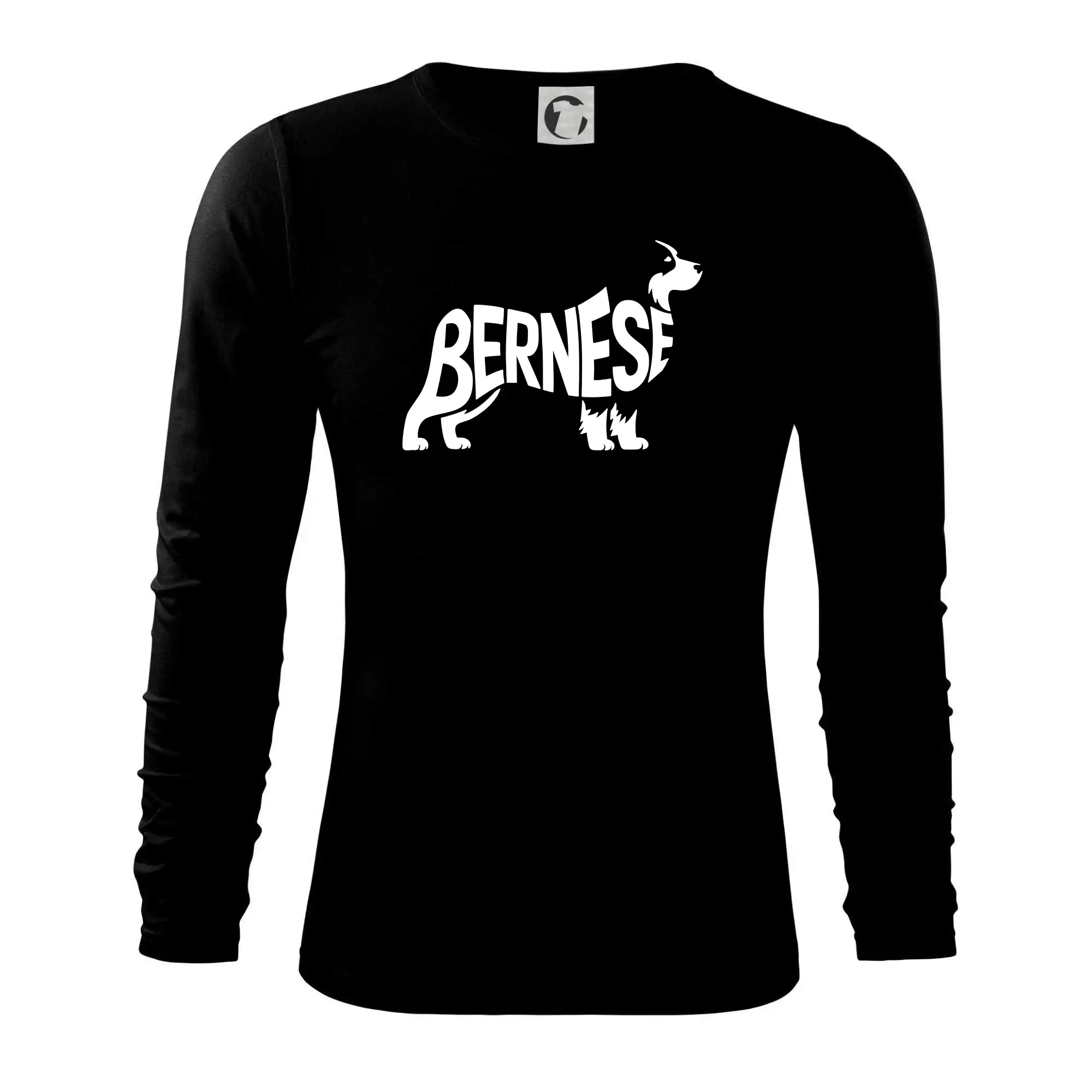 Bernese Mountain Dog nápis v těle